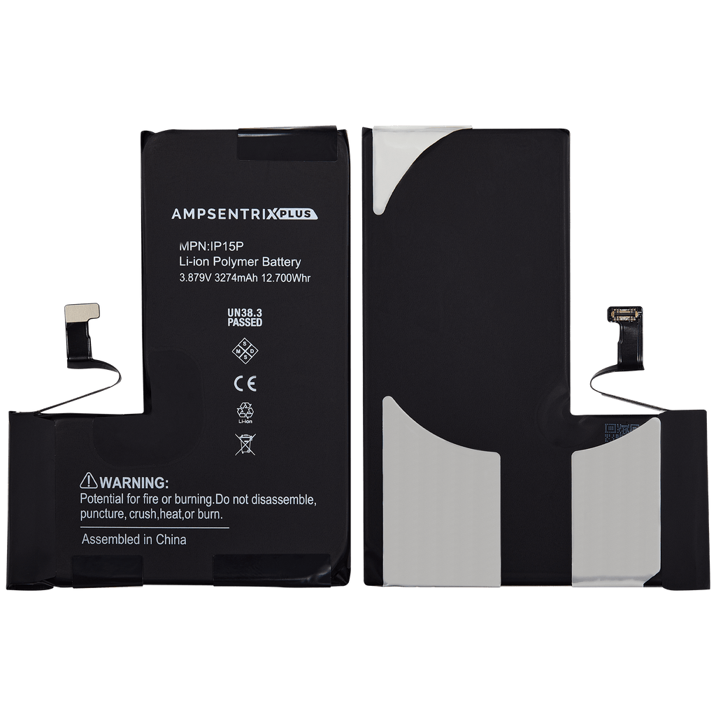 Batería de Reemplazo para iPhone 15 Pro – AmpSentrix Plus (AUTO PROGRAMABLE)