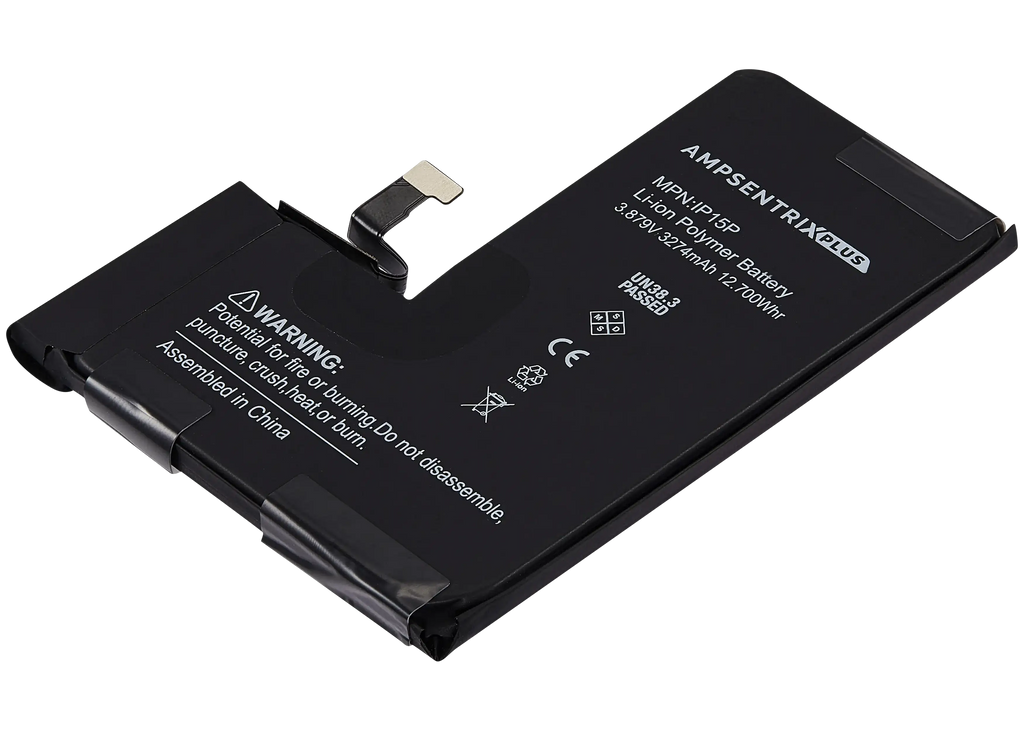 Batería de Reemplazo para iPhone 15 Pro – AmpSentrix Plus (AUTO PROGRAMABLE)