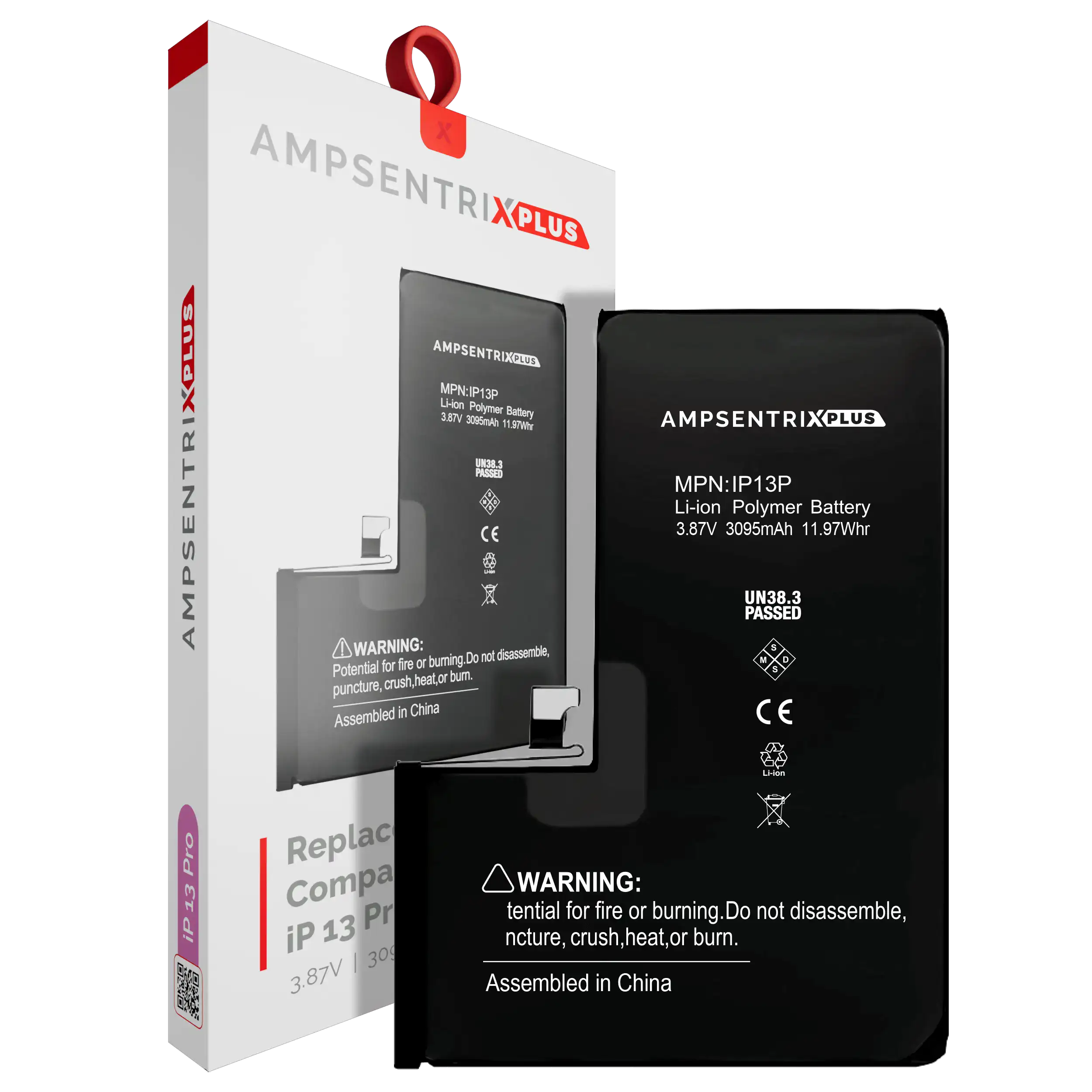 Batería de Reemplazo para iPhone 13 Pro – AmpSentrix Plus (AUTO PROGRAMABLE)