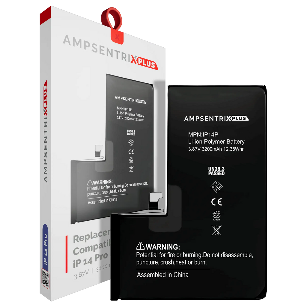 Batería de Reemplazo para iPhone 14 Pro – AmpSentrix Plus (AUTO PROGRAMABLE)