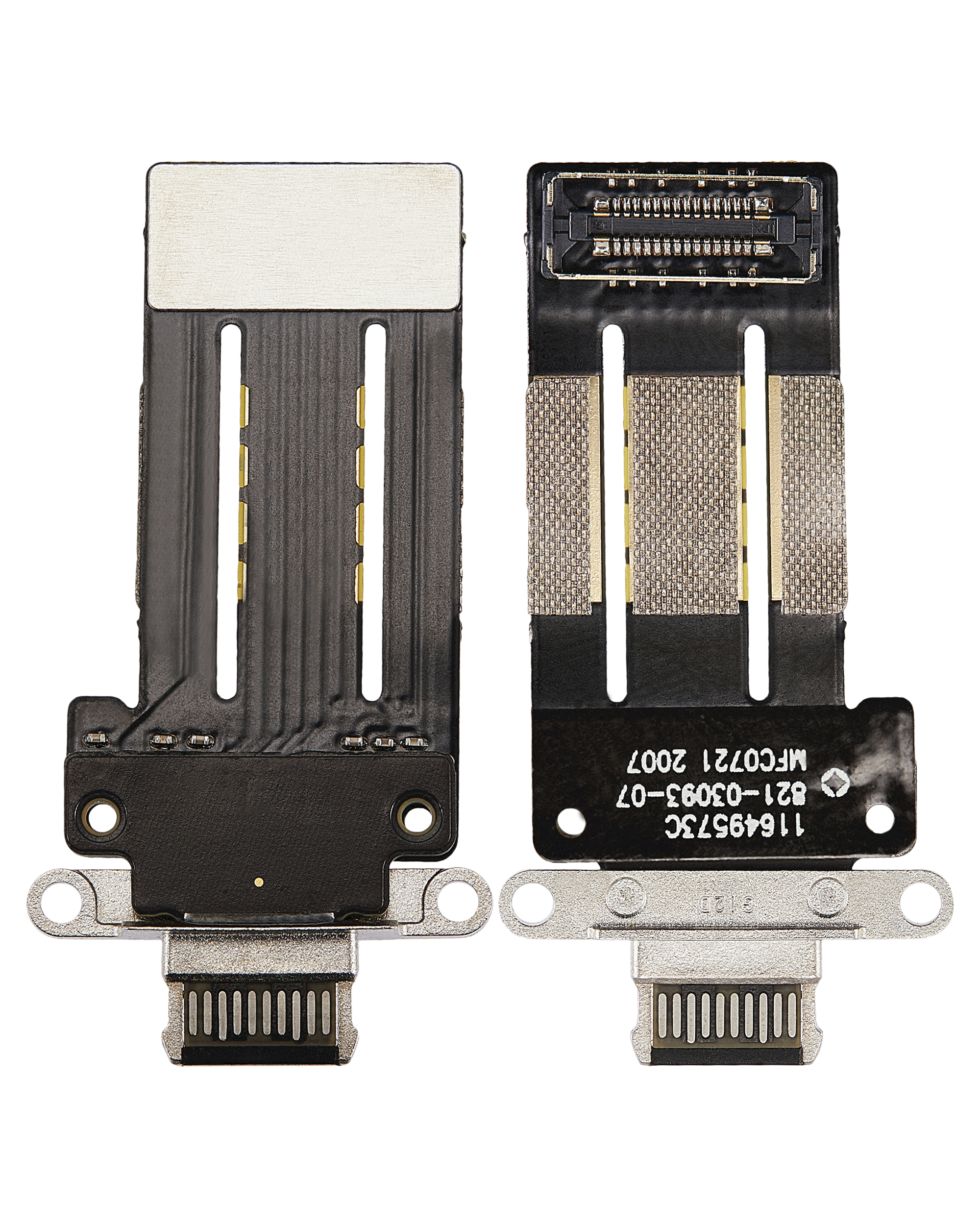 Cable flexible del puerto de carga para iPad Pro de 11" de 3.ª generación (2021) / Pro de 11" de 4.ª generación (2022) / iPad Pro de 12,9" de 5.ª generación (2021) / Pro de 12,9" de 6.ª generación (2022) (Gris espacial) (Aftermarket Plus)