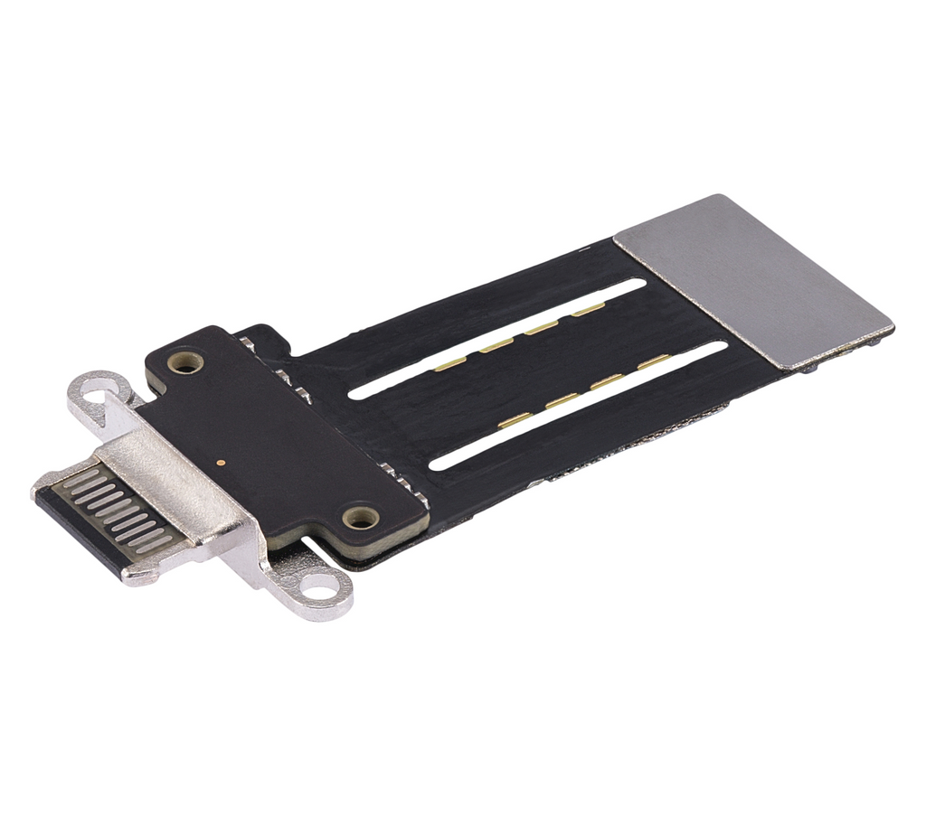 Cable flexible del puerto de carga para iPad Pro de 11" de 3.ª generación (2021) / Pro de 11" de 4.ª generación (2022) / iPad Pro de 12,9" de 5.ª generación (2021) / Pro de 12,9" de 6.ª generación (2022) (Gris espacial) (Aftermarket Plus)