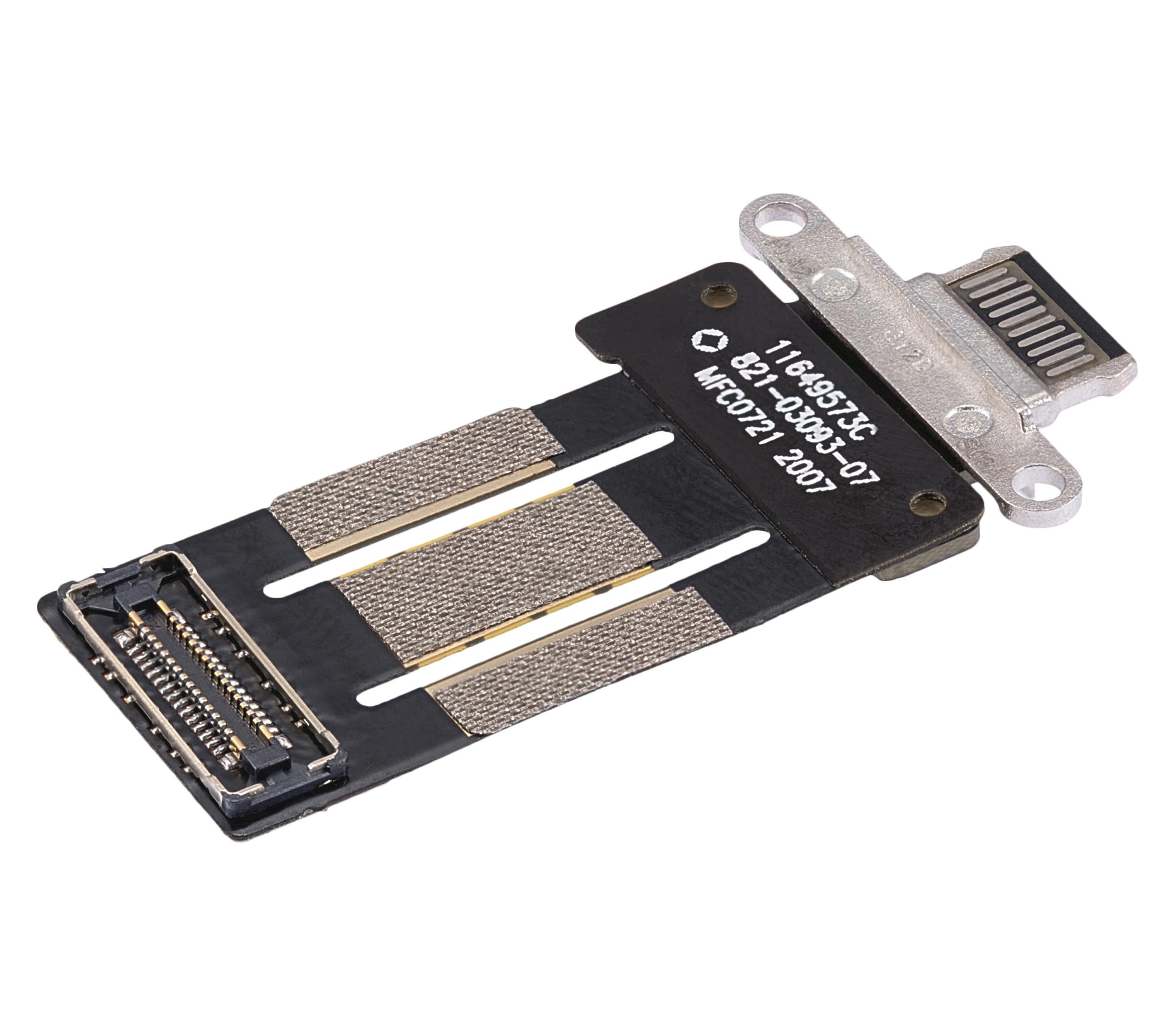 Cable flexible del puerto de carga para iPad Pro de 11" de 3.ª generación (2021) / Pro de 11" de 4.ª generación (2022) / iPad Pro de 12,9" de 5.ª generación (2021) / Pro de 12,9" de 6.ª generación (2022) (Gris espacial) (Aftermarket Plus)