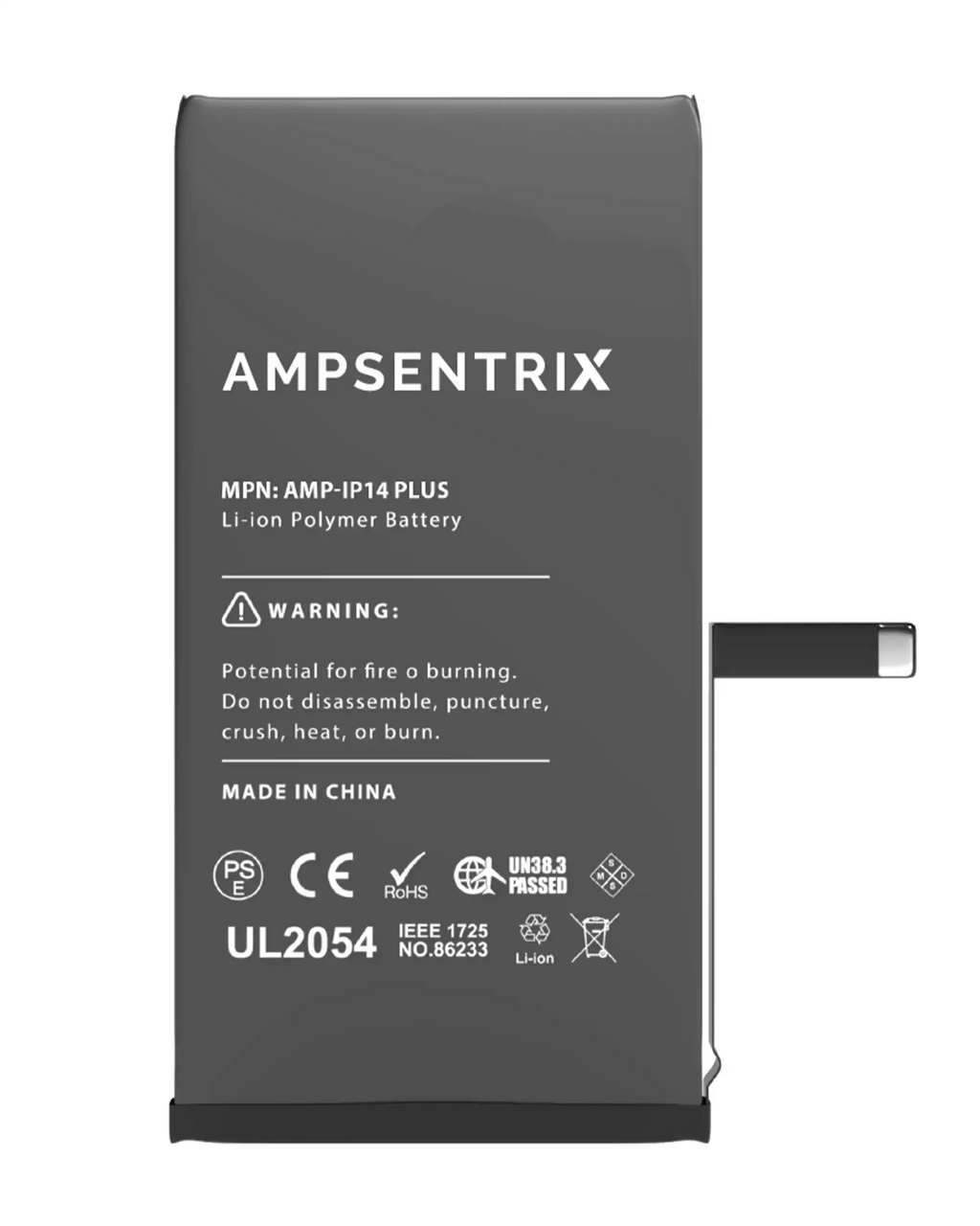 Batería de repuesto para iPhone 14 Plus (AmpSentrix Basic Extended)