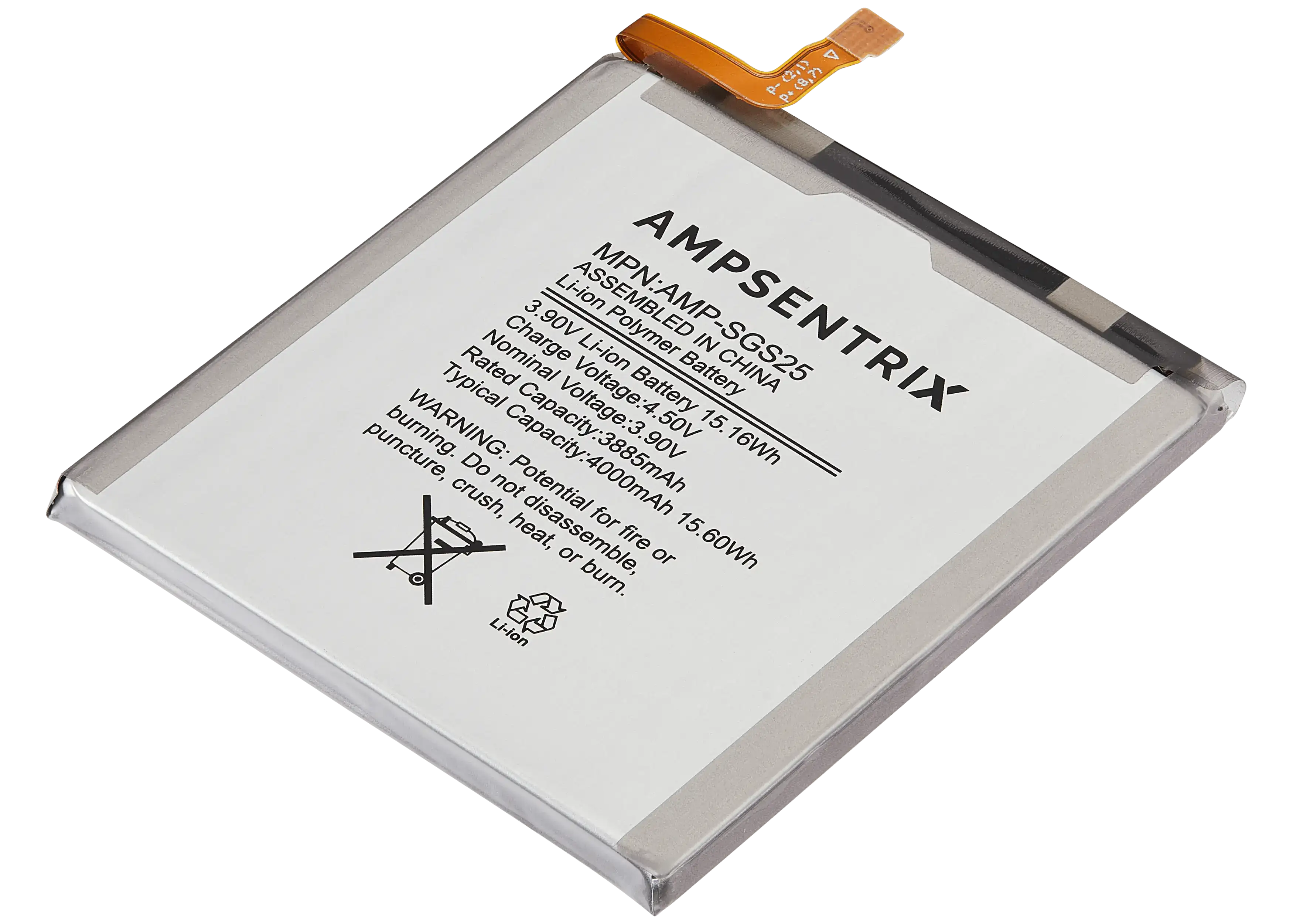 Batería para Samsung Galaxy S25 (AmpSentrix Pro)