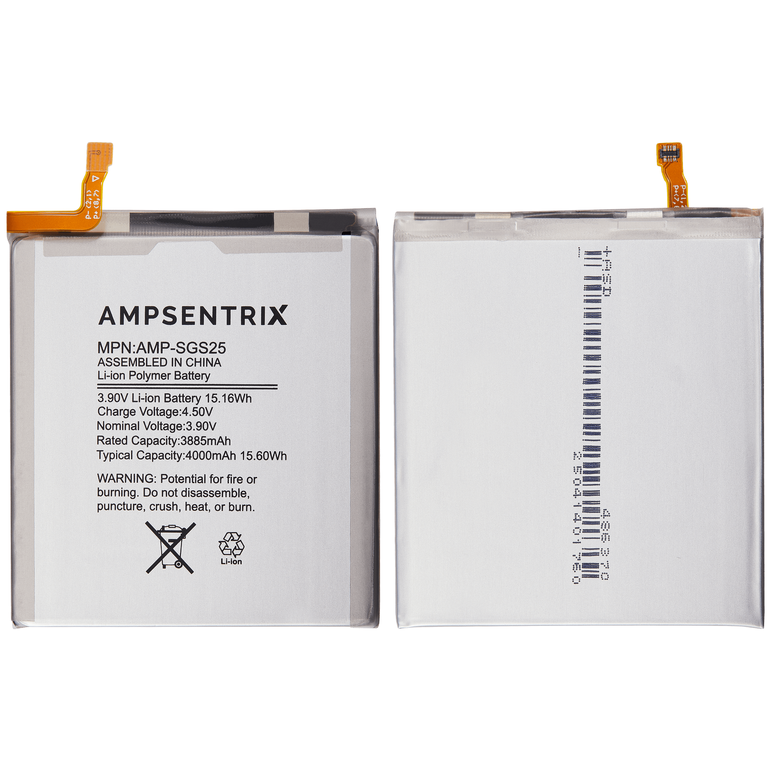 Batería para Samsung Galaxy S25 (AmpSentrix Pro)