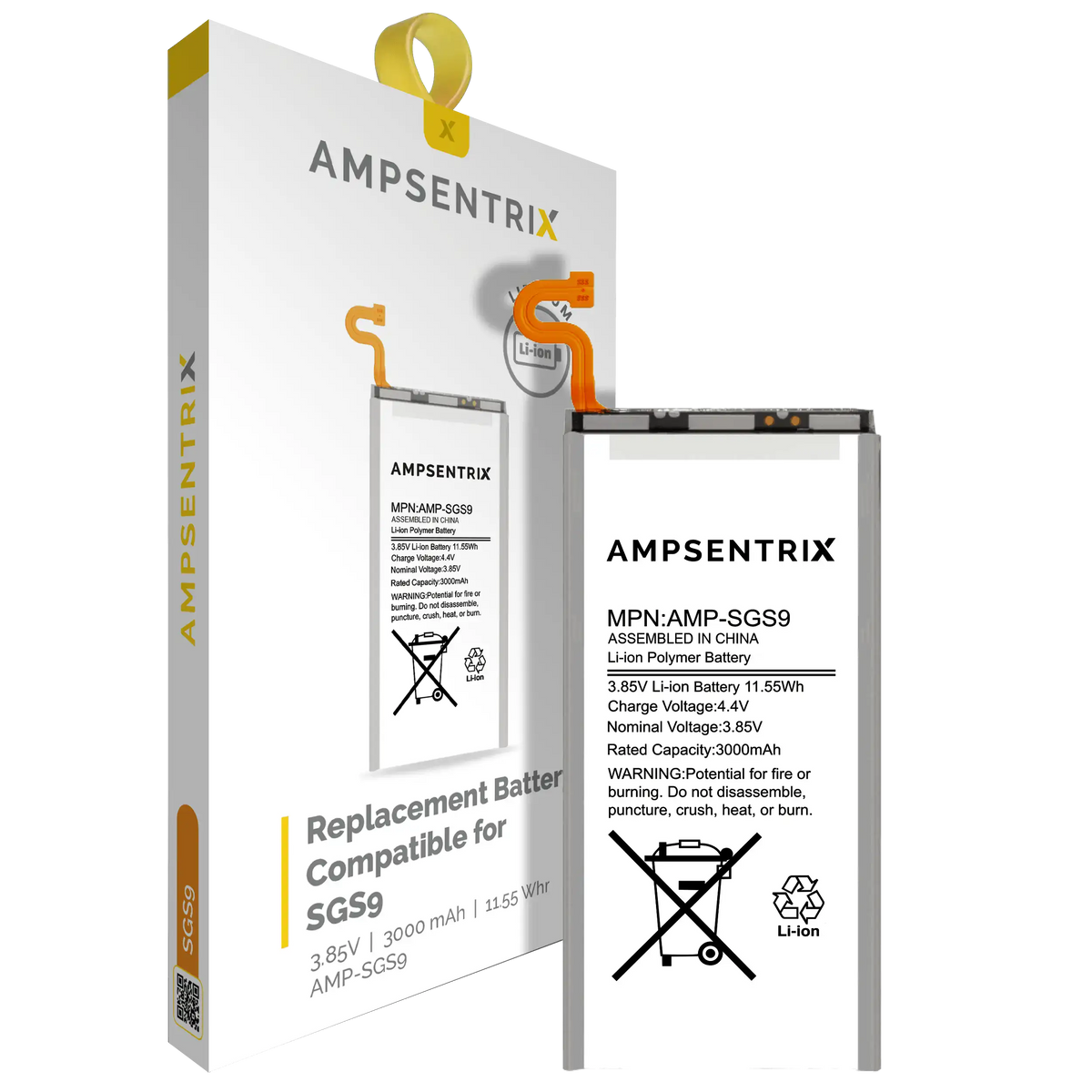 Batería Samsung Galaxy S9 (AmpSentrix Pro)