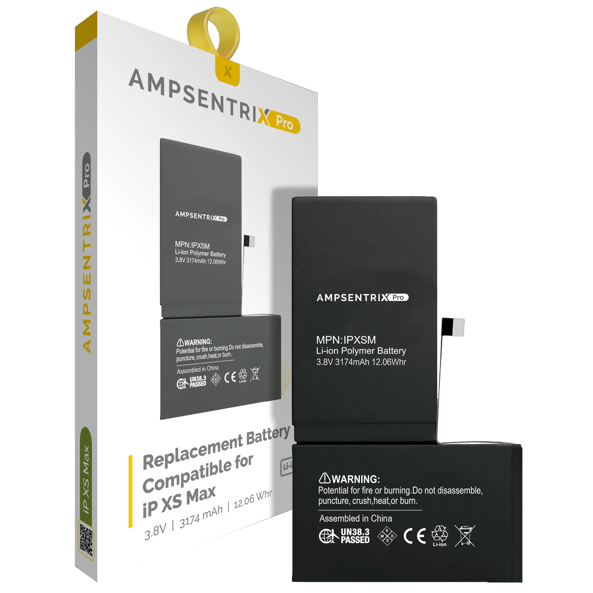 Batería para iPhone XS Max (AmpSentrix Pro)