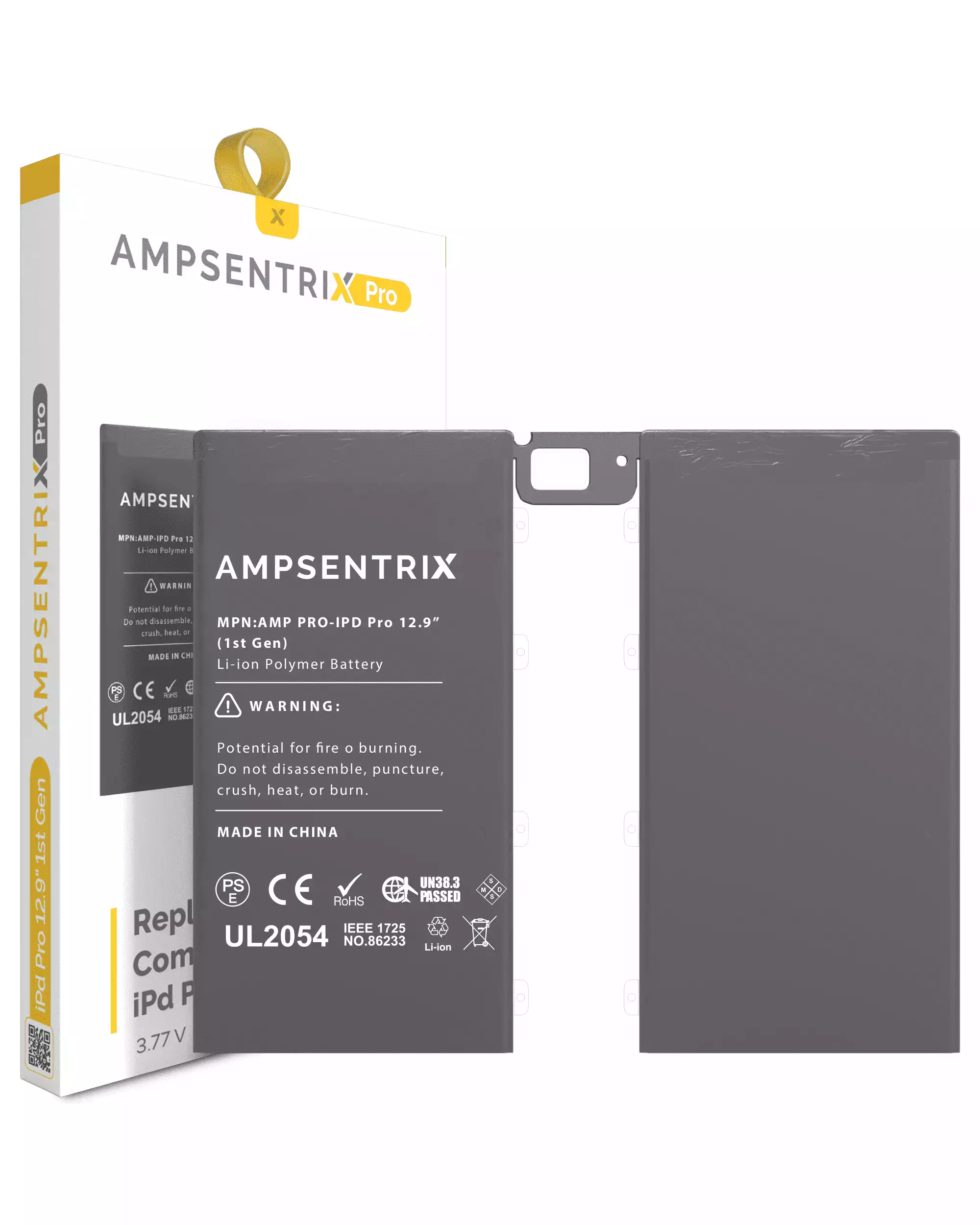 Batería para iPad Pro de 12,9" de primera generación (2015) (AmpSentrix Pro)