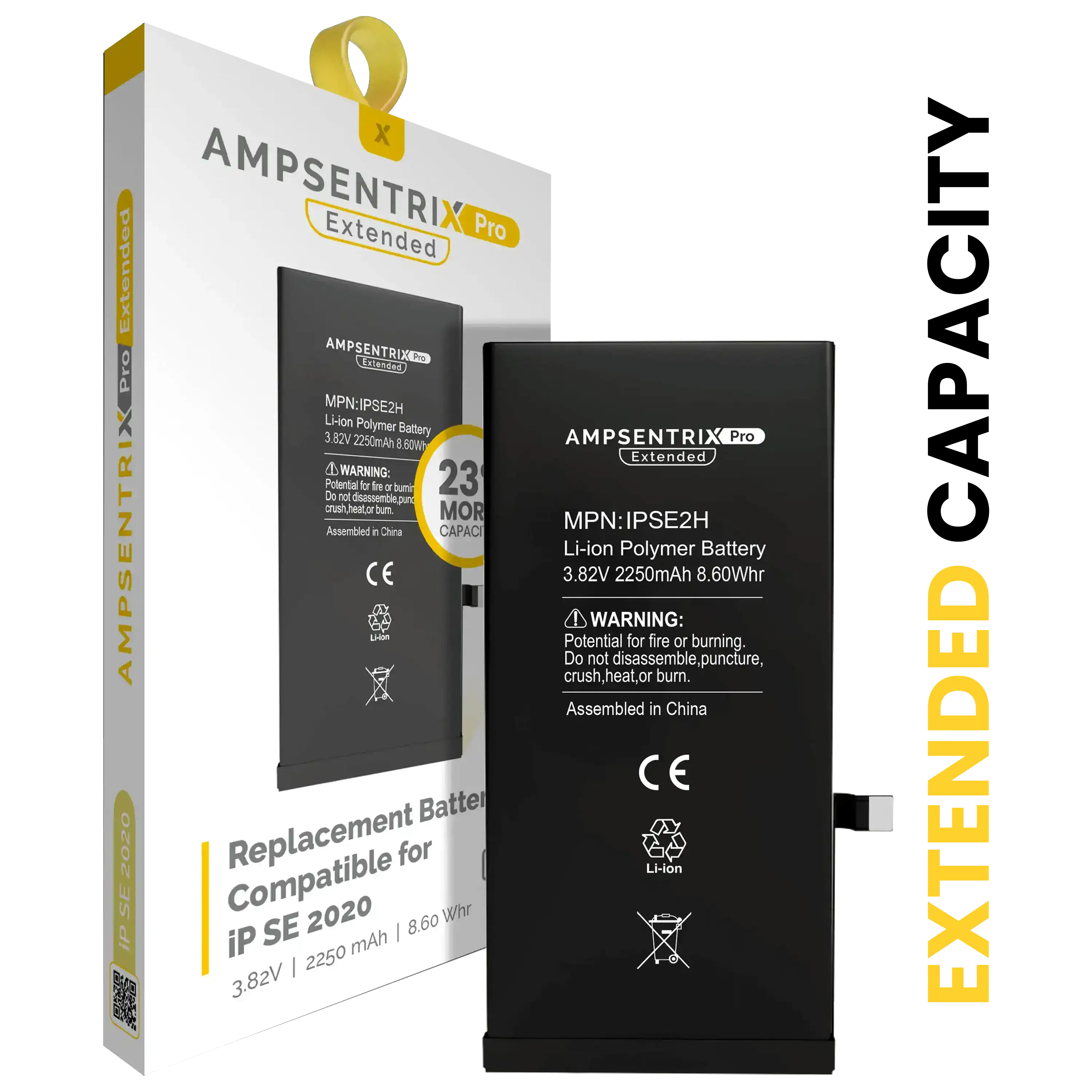 Batería para iPhone SE (2020) (AmpSentrix Pro Extended)