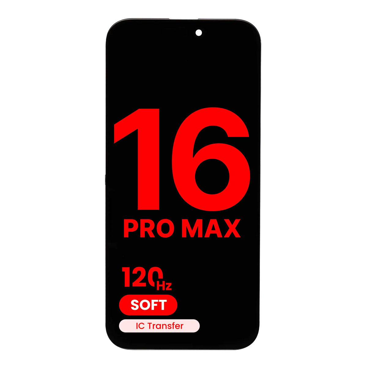 Pantalla iPhone 16 Pro Max Aftermarket Plus Soft 120 Hz