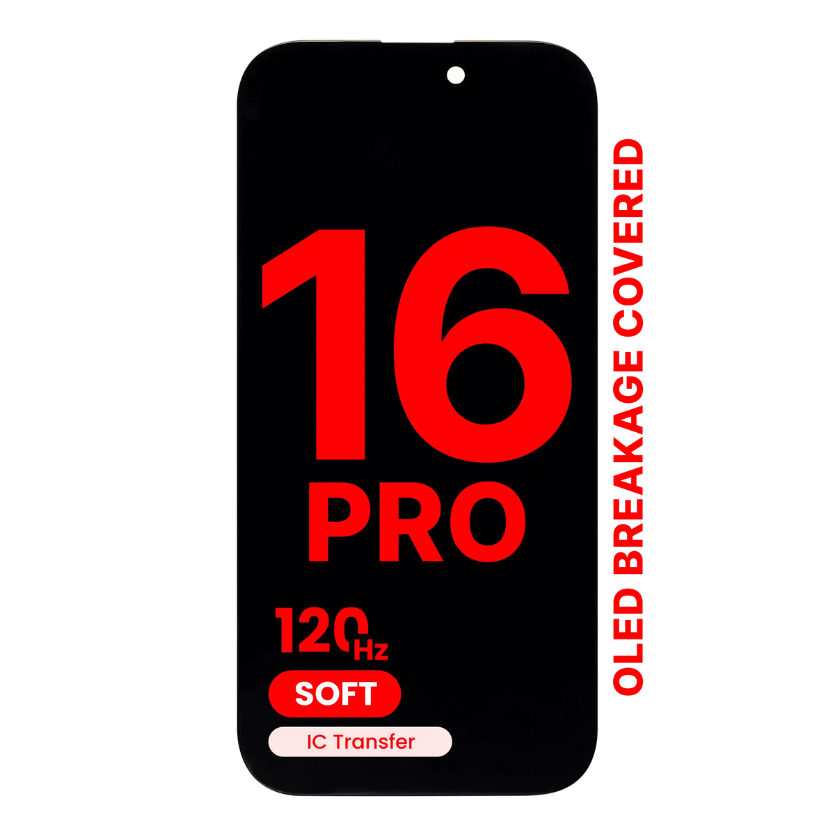 Pantalla iPhone 16 Pro XO7 Soft 120 Hz