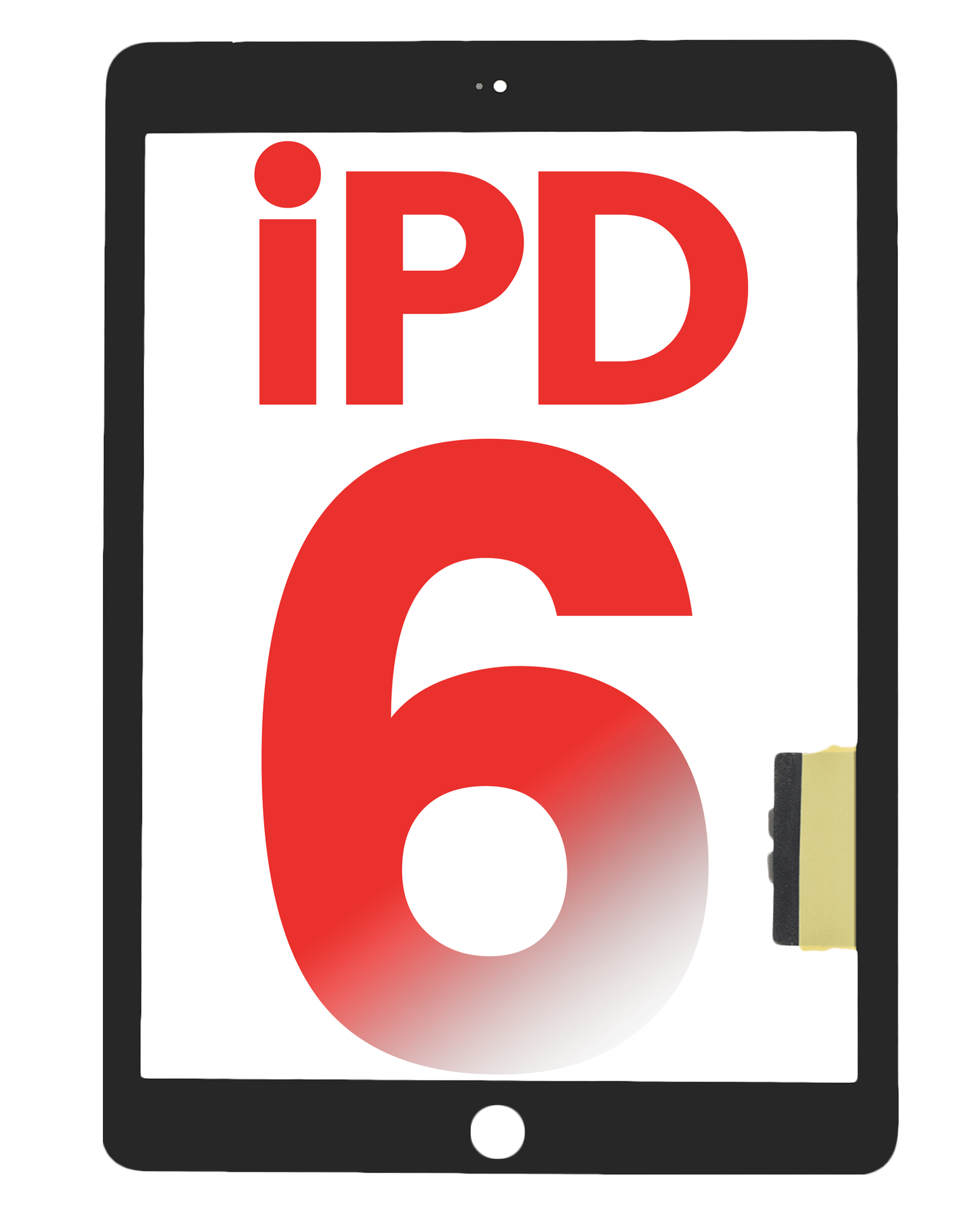 Touch / Digitalizador para iPad 6 (2018) (Aftermarket Plus) (Negro)