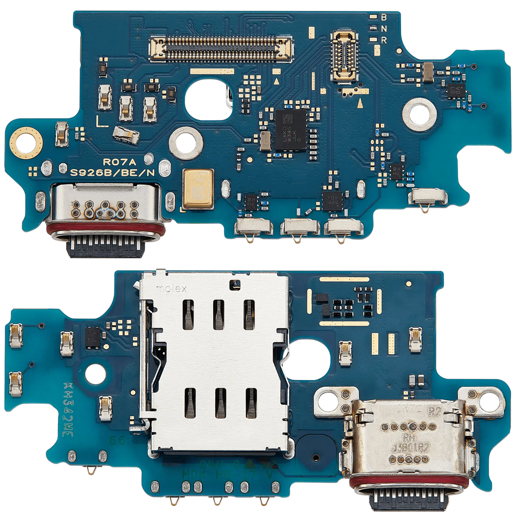 Placa de puerto de carga con lector de tarjetas SIM para Samsung Galaxy S24 Plus 5G (S926N) (versión coreana) (Premium)