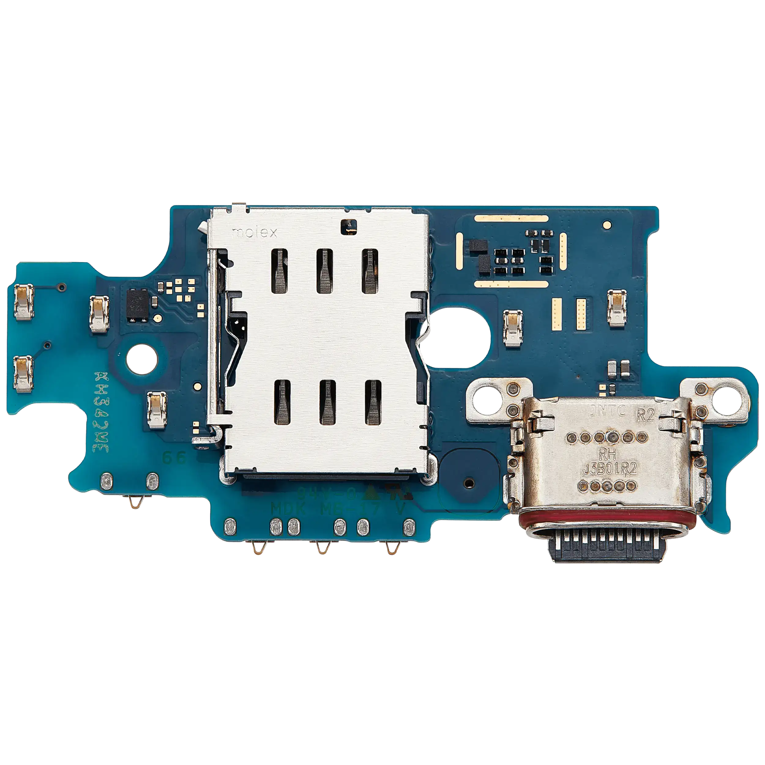 Placa de puerto de carga con lector de tarjetas SIM para Samsung Galaxy S24 Plus 5G (S926N) (versión coreana) (Premium)