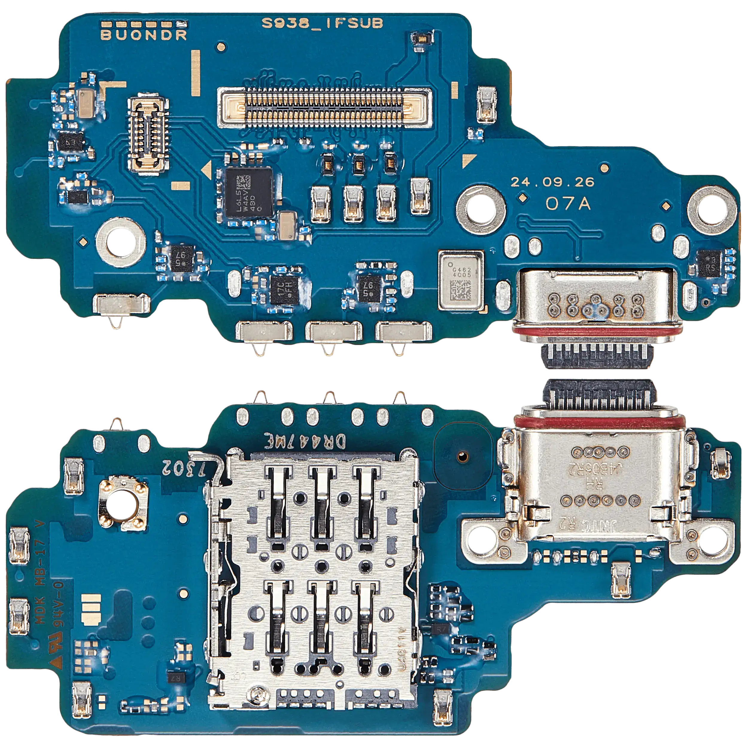 Placa de puerto de carga con lector de tarjetas SIM para Samsung Galaxy S25 Ultra 5G (S938R) (versión internacional) (Premium)