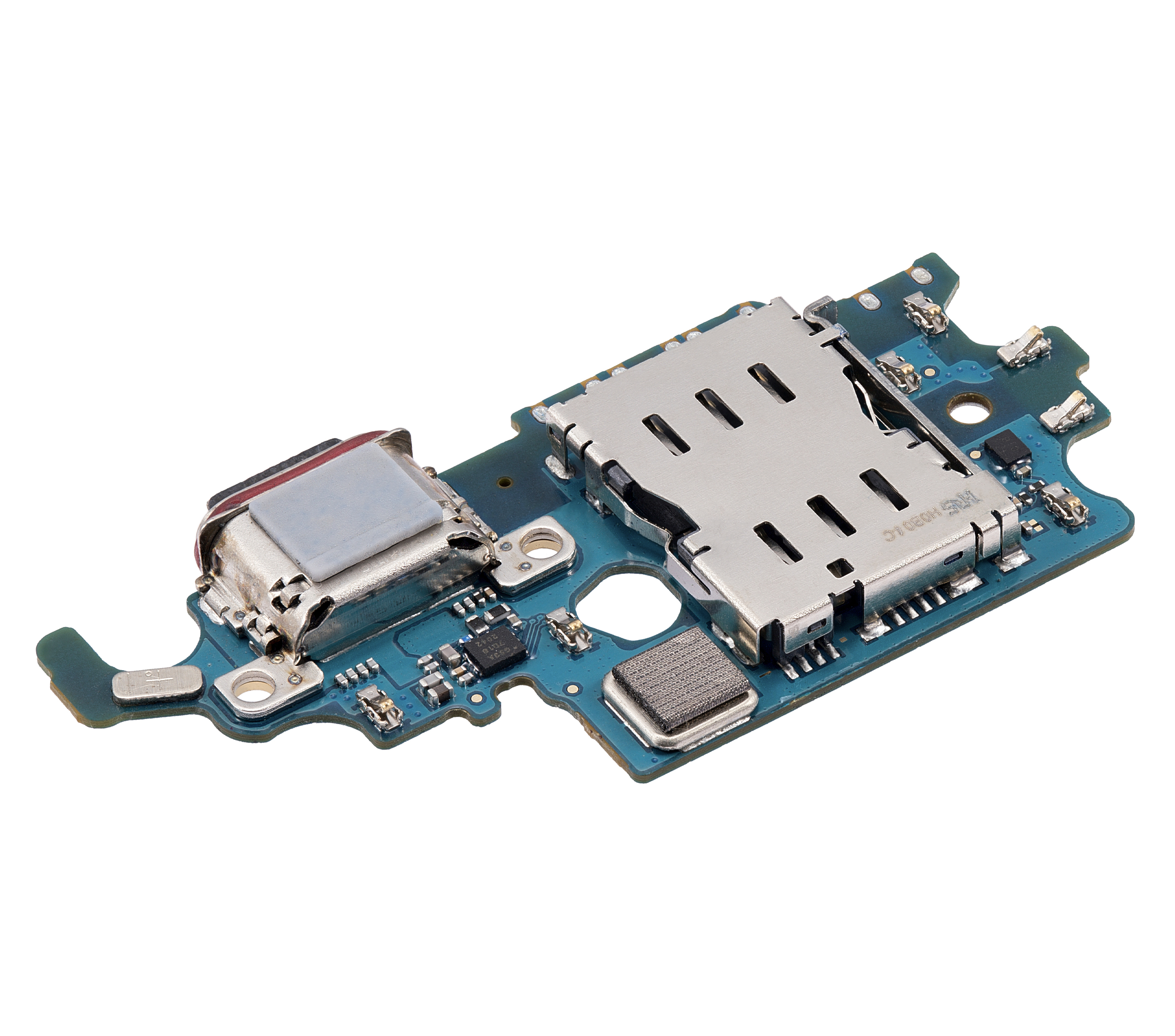 Placa de puerto de carga con lector de tarjetas SIM para Samsung Galaxy S21 5G (G9910) (versión asiática) (Premium)