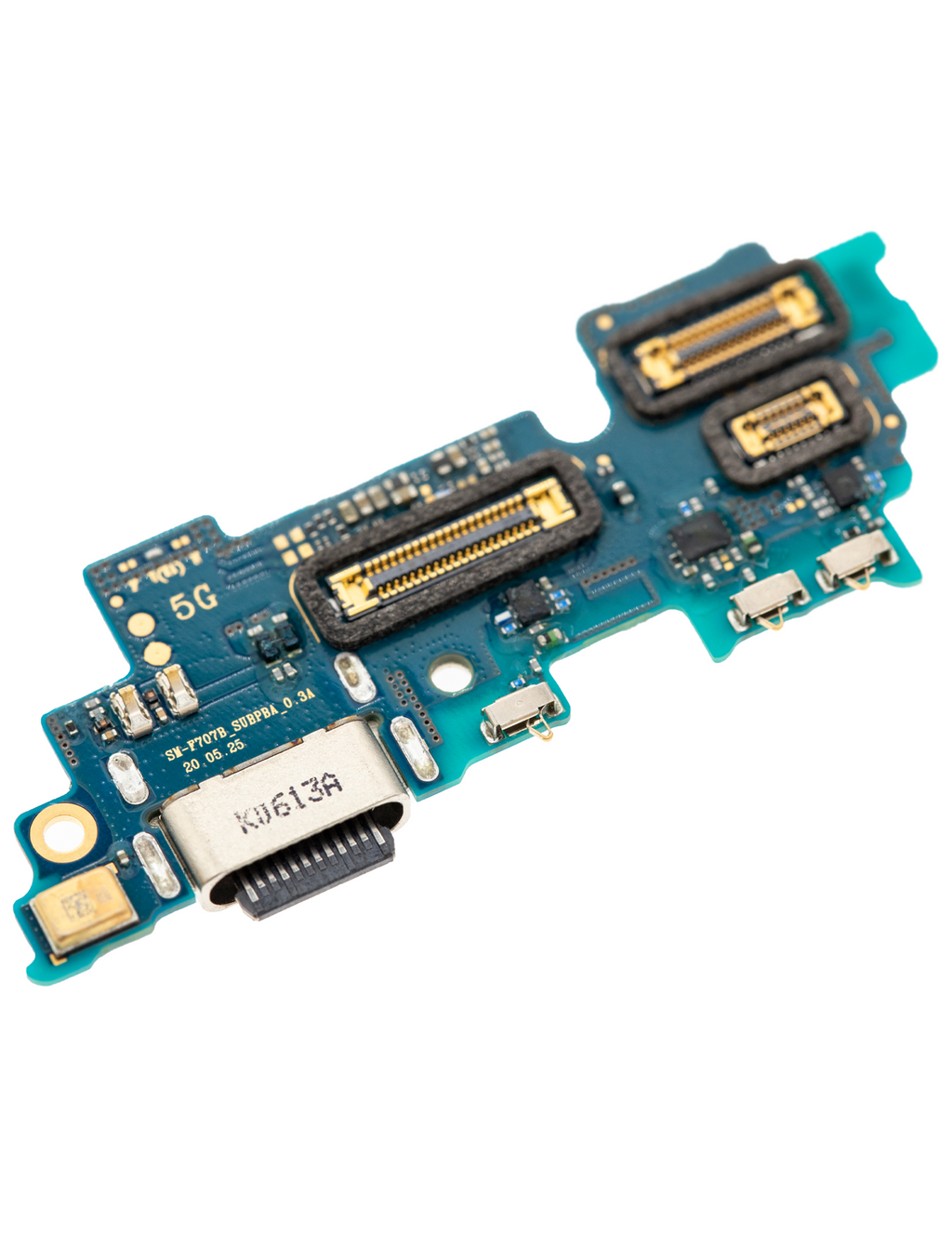 Puerto de placa de carga con micrófono para Samsung Galaxy Z Flip 5G (F707U) (versión estadounidense) (Premium)