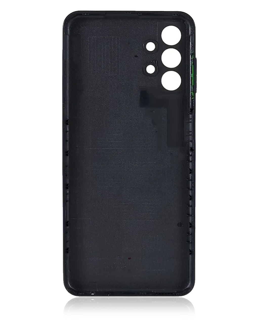 Tapa trasera de cristal para Samsung Galaxy A13 (A135 / 2022) (Aftermarket Plus) (Negro)