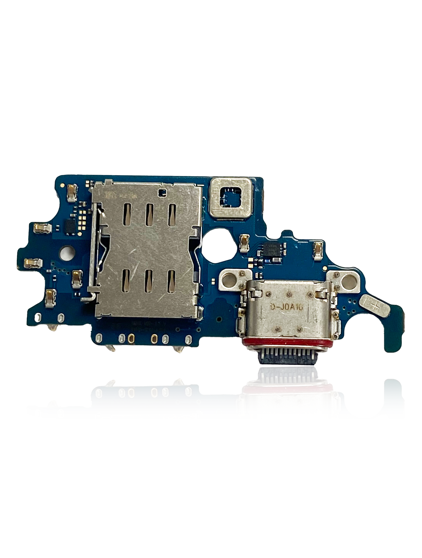 Placa de puerto de carga con lector de tarjetas SIM para Samsung Galaxy S21 5G (G991B) (versión internacional) (Premium)