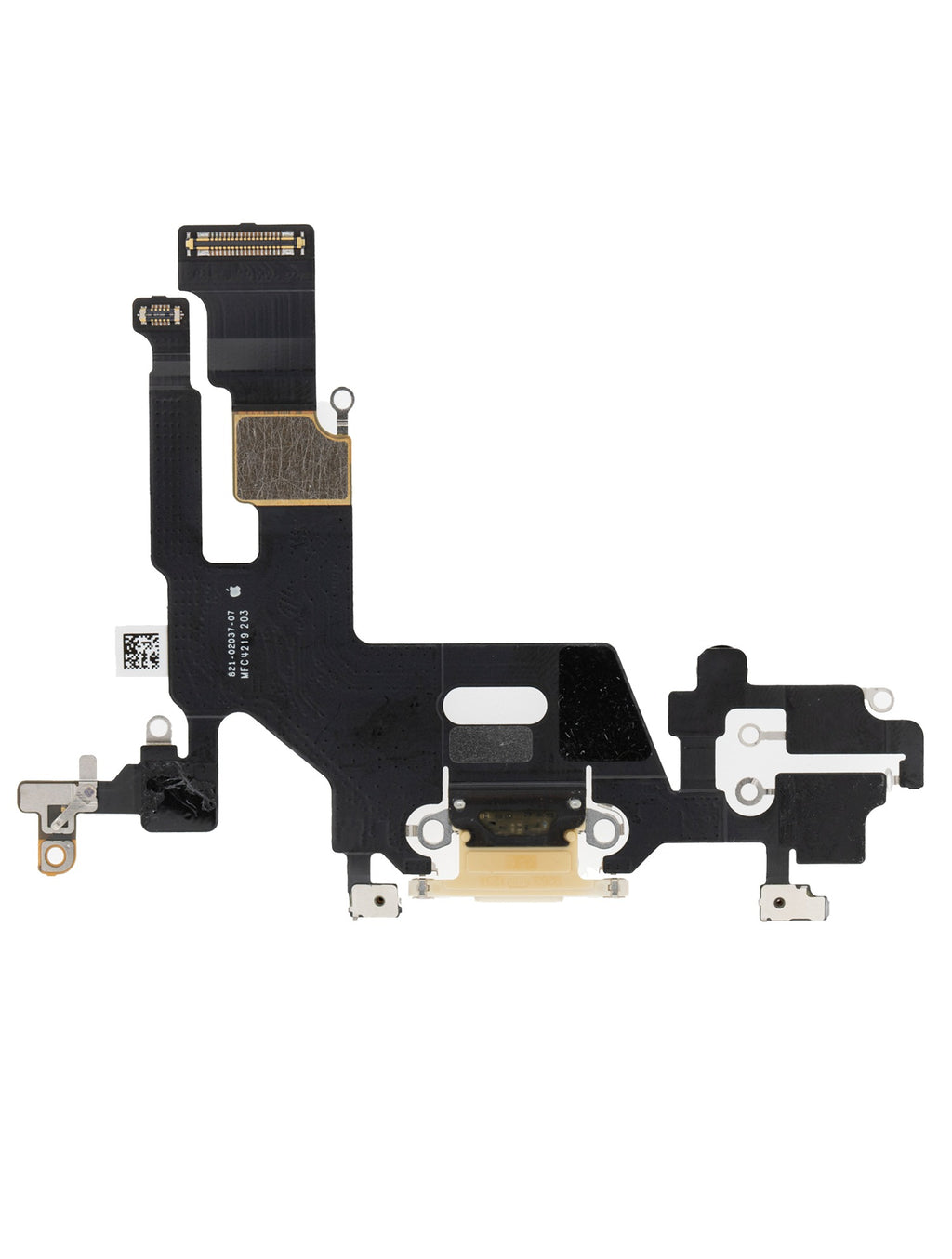 Cable flexible de puerto de carga para iPhone 11 (Premium) (blanco)