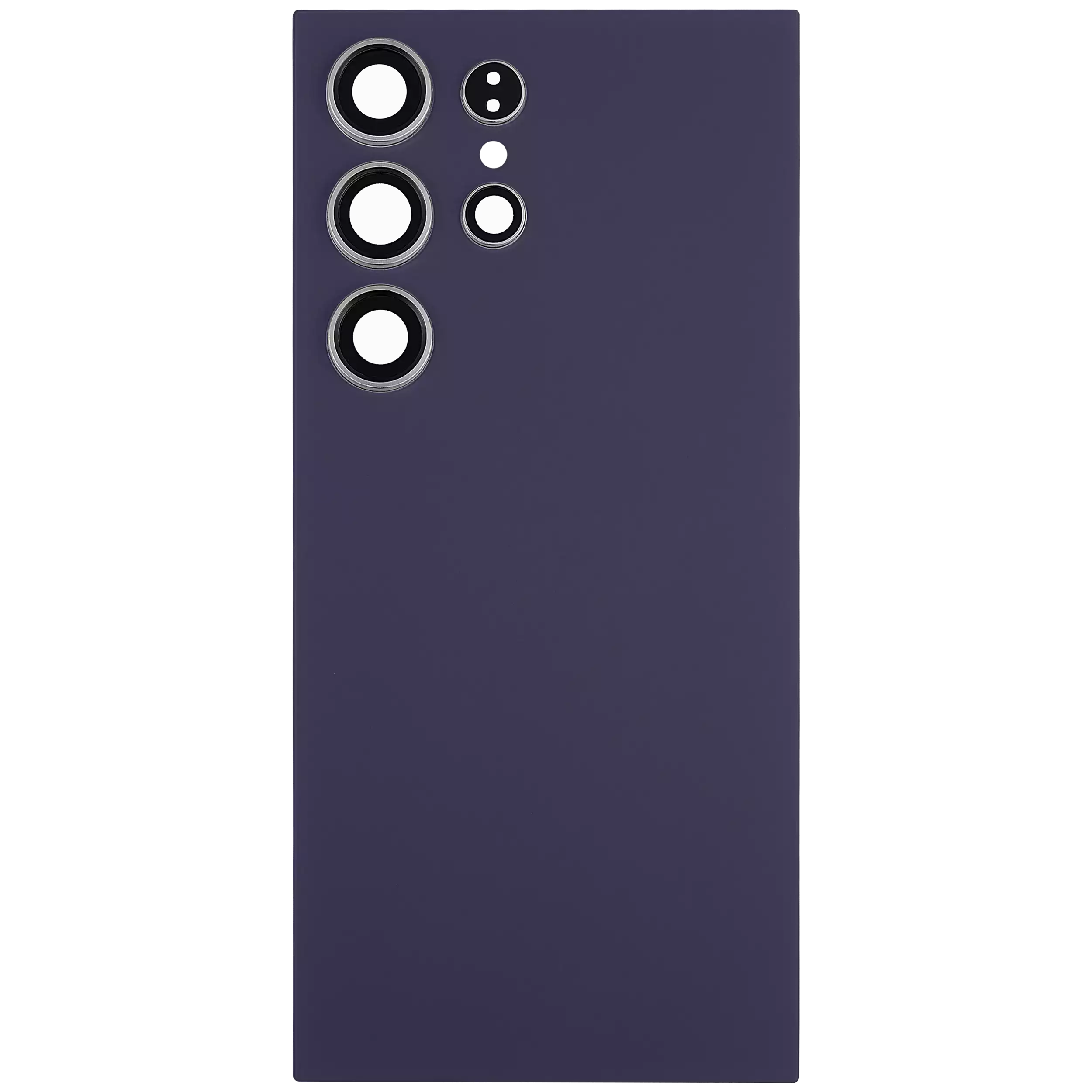 Tapa trasera de cristal con lente de cámara para Samsung Galaxy S24 Ultra 5G (sin logotipo) (Aftermarket Plus) (Titanium Violeta))