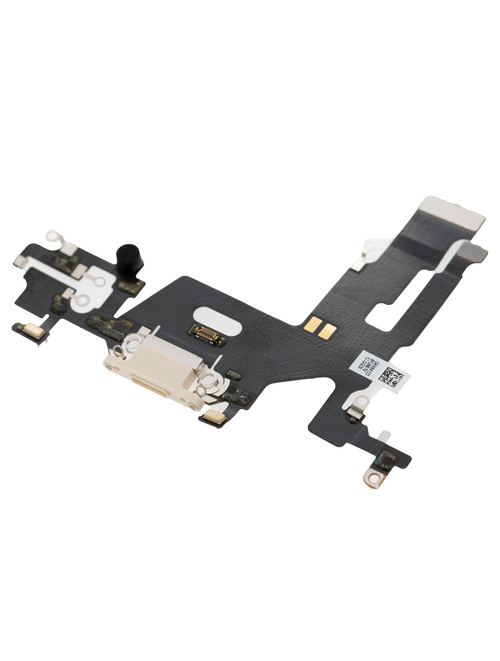 Cable flexible de puerto de carga para iPhone 11 (Premium) (blanco)