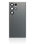 Tapa trasera de cristal con lente de cámara para Samsung Galaxy S23 Ultra 5G (sin logotipo) (Aftermarket Plus) (verde)
