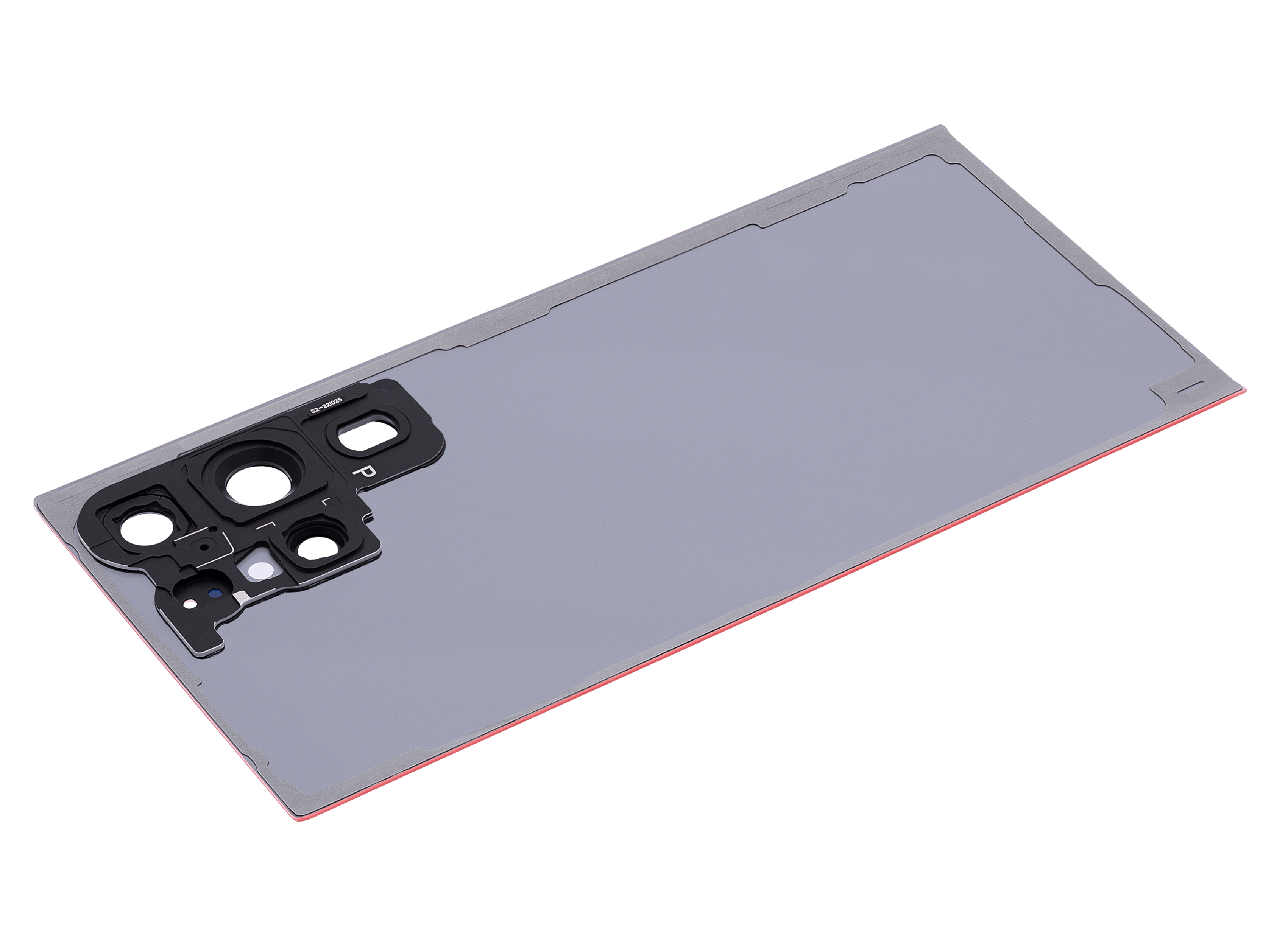 Tapa trasera de cristal con lente de cámara para Samsung Galaxy S23 Ultra 5G (sin logotipo) (Aftermarket Plus) (rojo)