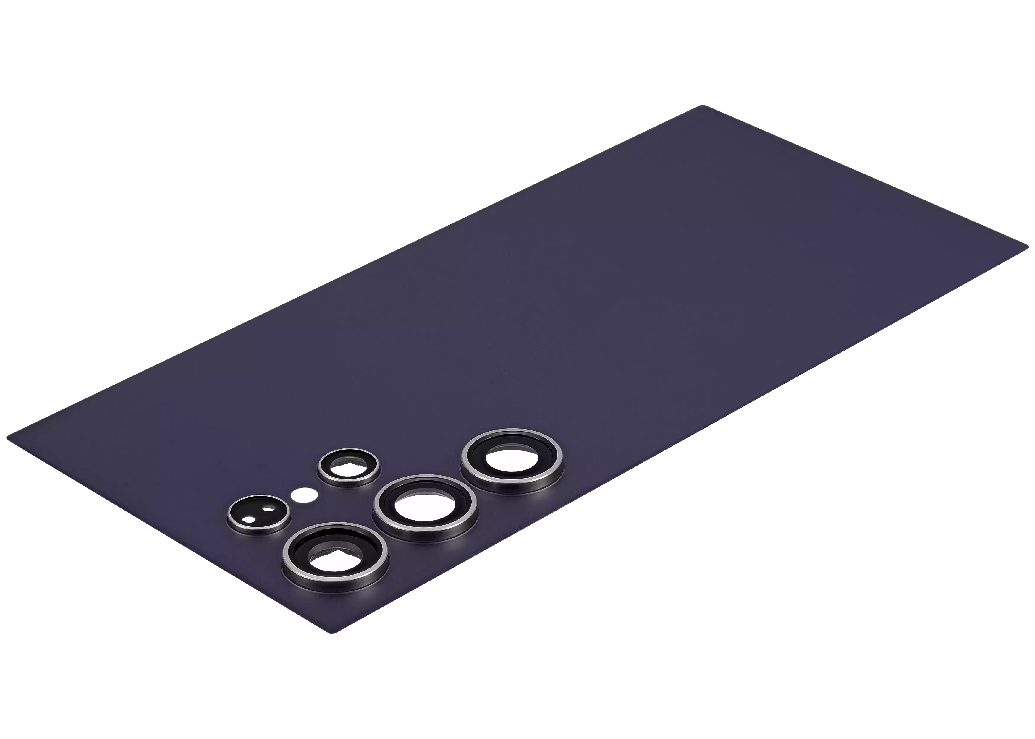 Tapa trasera de cristal con lente de cámara para Samsung Galaxy S24 Ultra 5G (sin logotipo) (Aftermarket Plus) (Titanium Violeta))