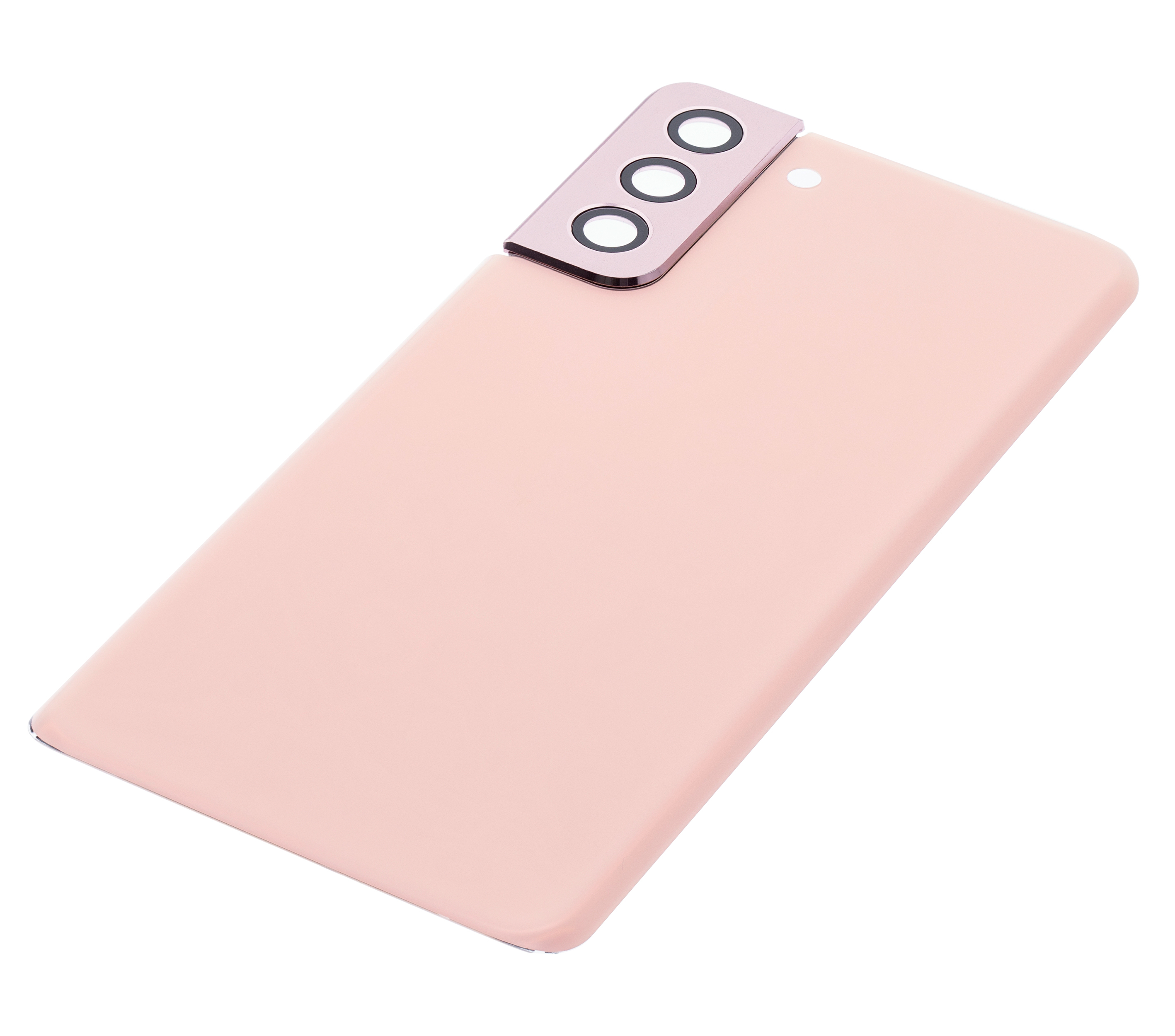 Tapa trasera de cristal con lente de cámara para Samsung Galaxy S21 Plus (sin logotipo) (Aftermarket Plus) (rosa)