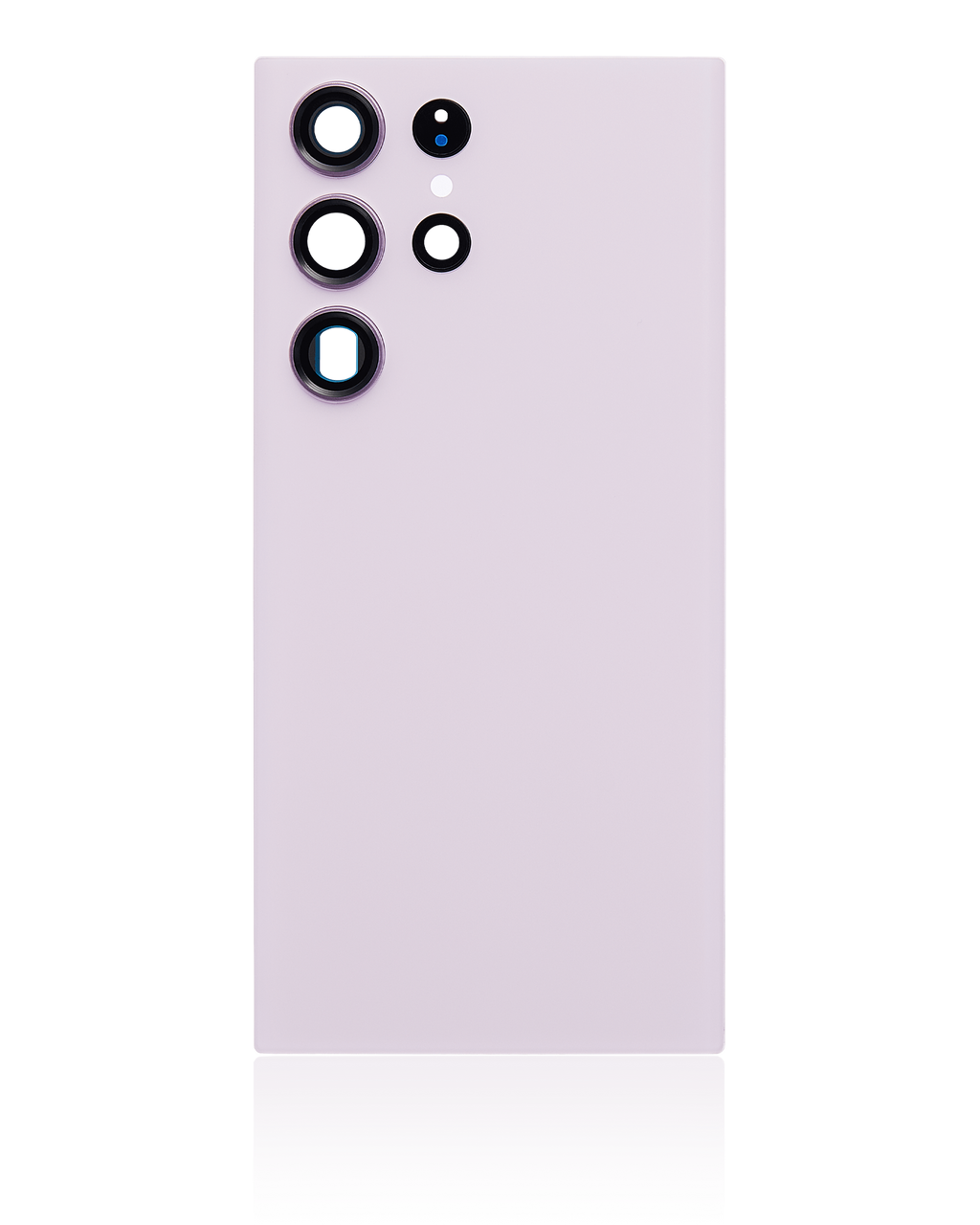 Tapa trasera de cristal con lente de cámara para Samsung Galaxy S23 Ultra 5G (sin logotipo) (Aftermarket Plus) (Lavanda)