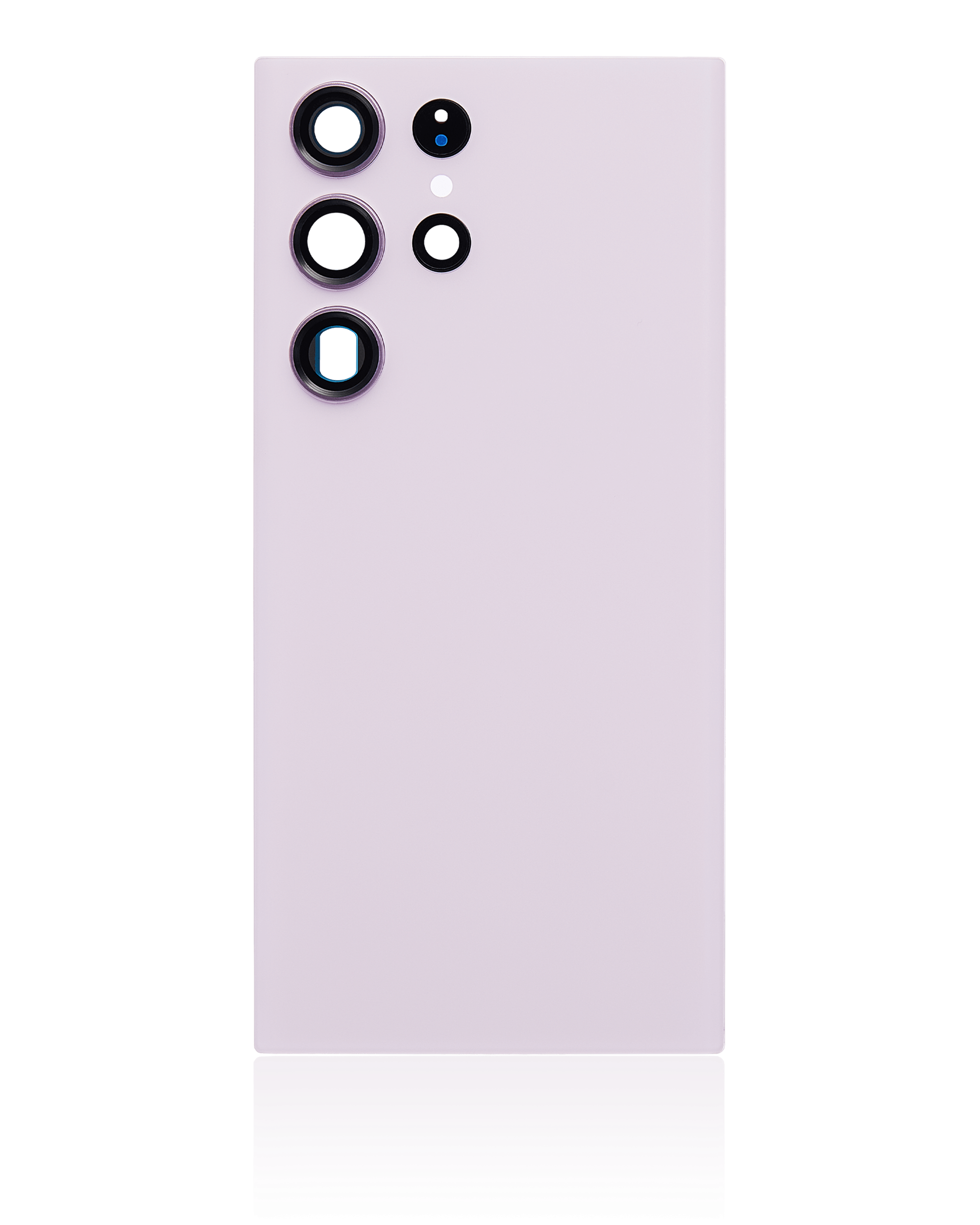 Tapa trasera de cristal con lente de cámara para Samsung Galaxy S23 Ultra 5G (sin logotipo) (Aftermarket Plus) (Lavanda)