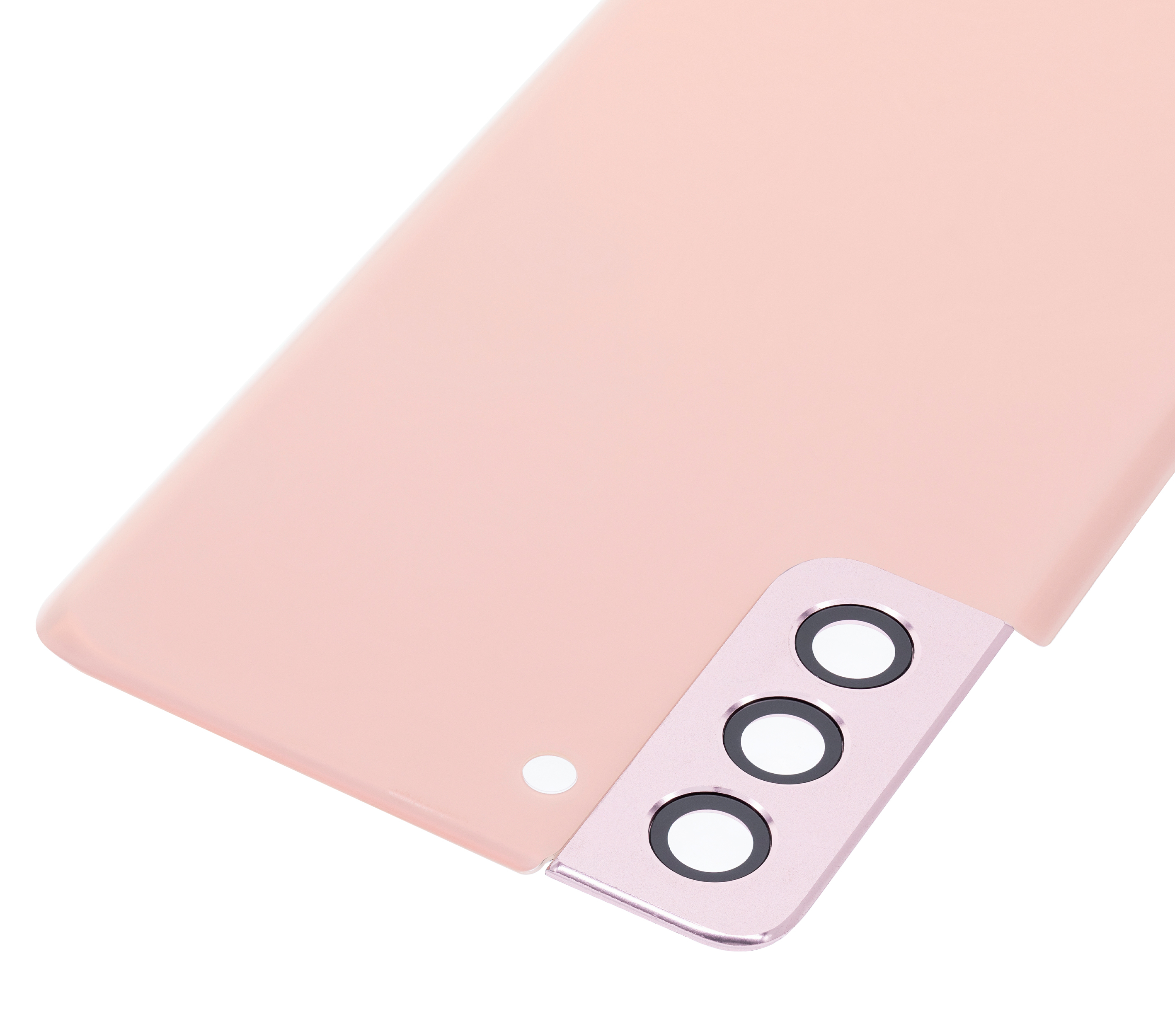 Tapa trasera de cristal con lente de cámara para Samsung Galaxy S21 Plus (sin logotipo) (Aftermarket Plus) (rosa)