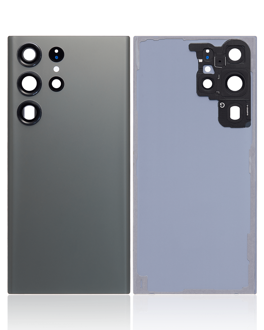 Tapa trasera de cristal con lente de cámara para Samsung Galaxy S23 Ultra 5G (sin logotipo) (Aftermarket Plus) (verde)