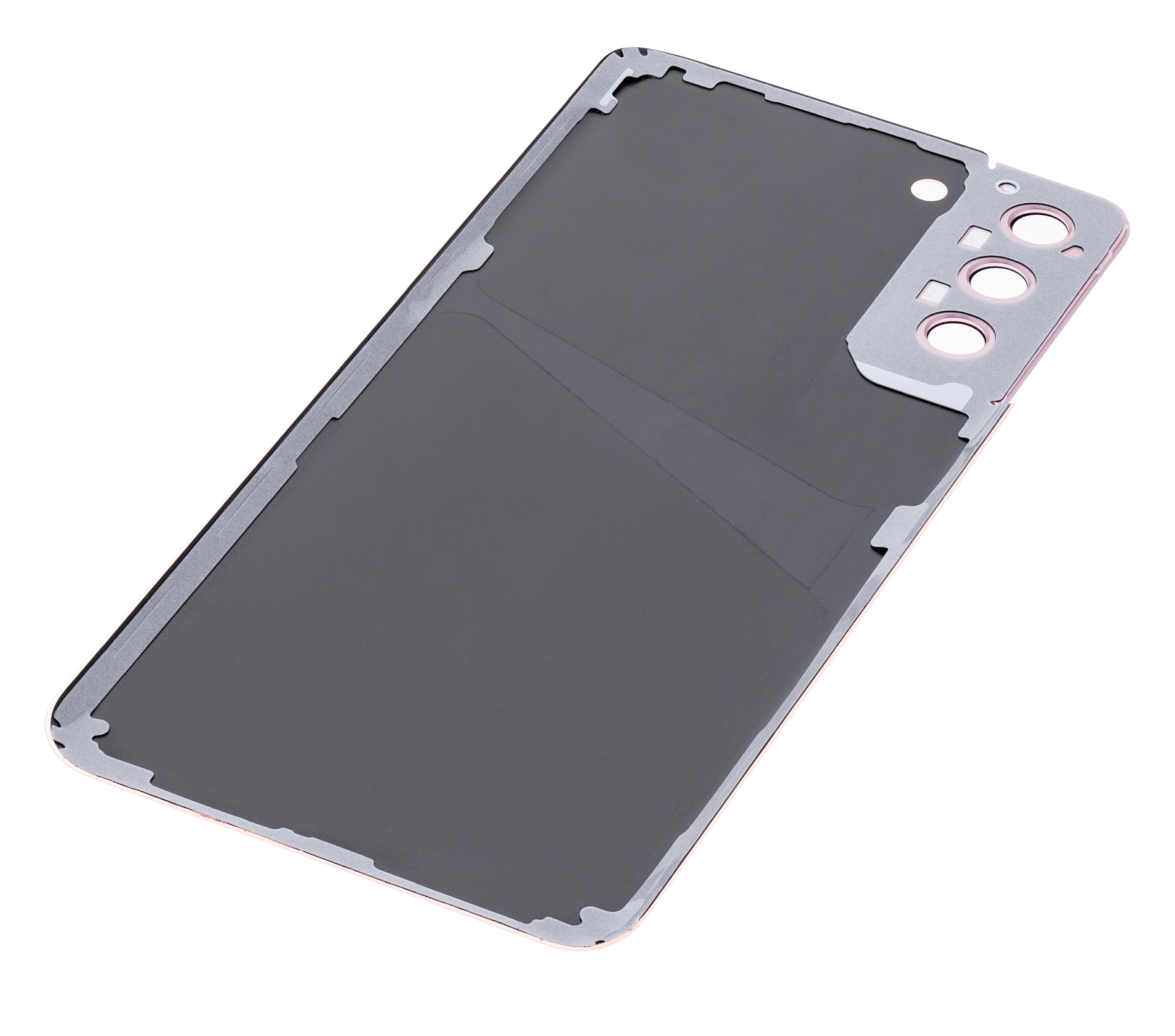 Tapa trasera de cristal con lente de cámara para Samsung Galaxy S21 Plus (sin logotipo) (Aftermarket Plus) (rosa)