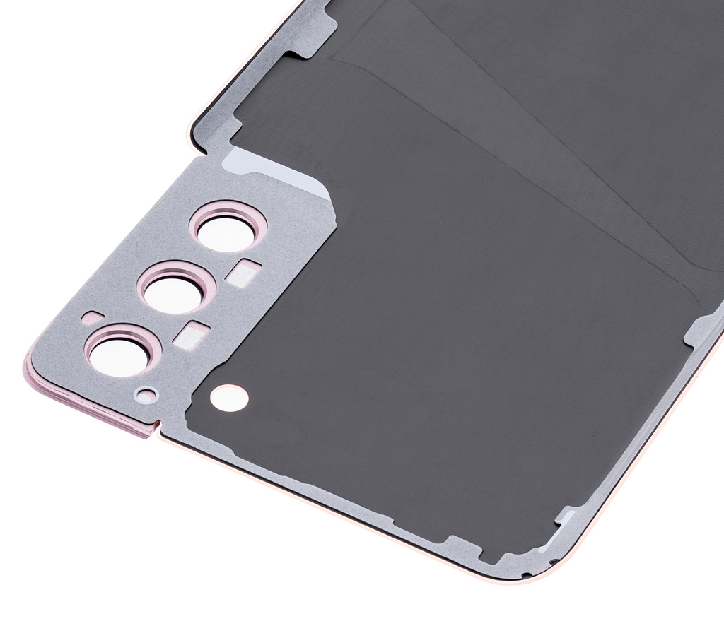 Tapa trasera de cristal con lente de cámara para Samsung Galaxy S21 Plus (sin logotipo) (Aftermarket Plus) (rosa)