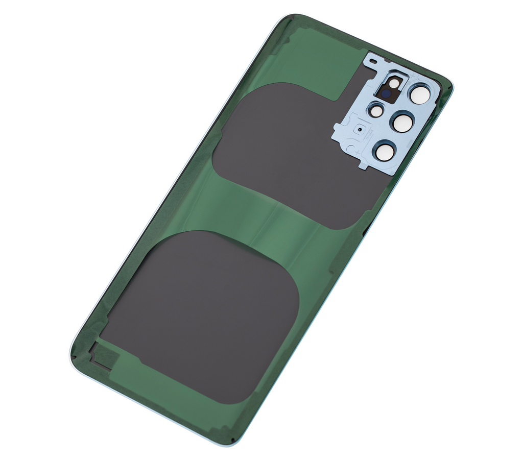 Tapa trasera de cristal con lente de cámara para Samsung Galaxy S20 Plus 5G (sin logotipo) (Aftermarket Plus) (azul)