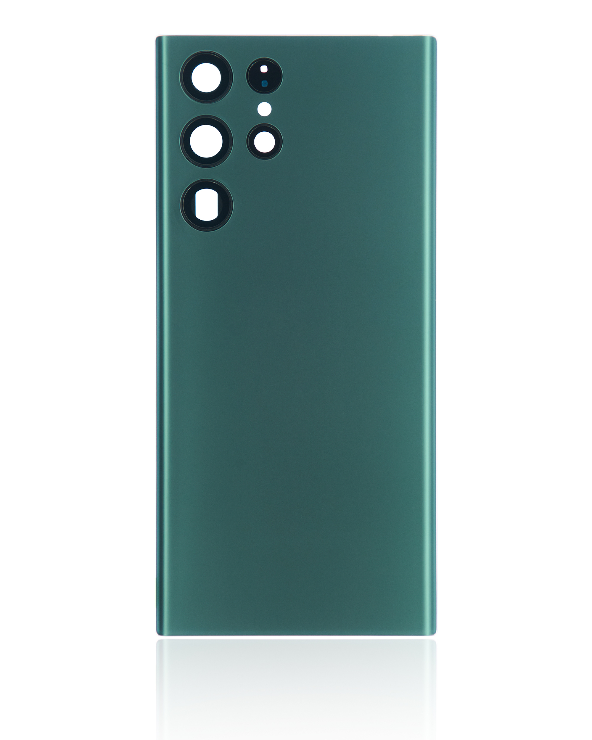 Tapa trasera de cristal con lente de cámara para Samsung Galaxy S22 Ultra 5G (sin logotipo) (Aftermarket Plus) (verde)