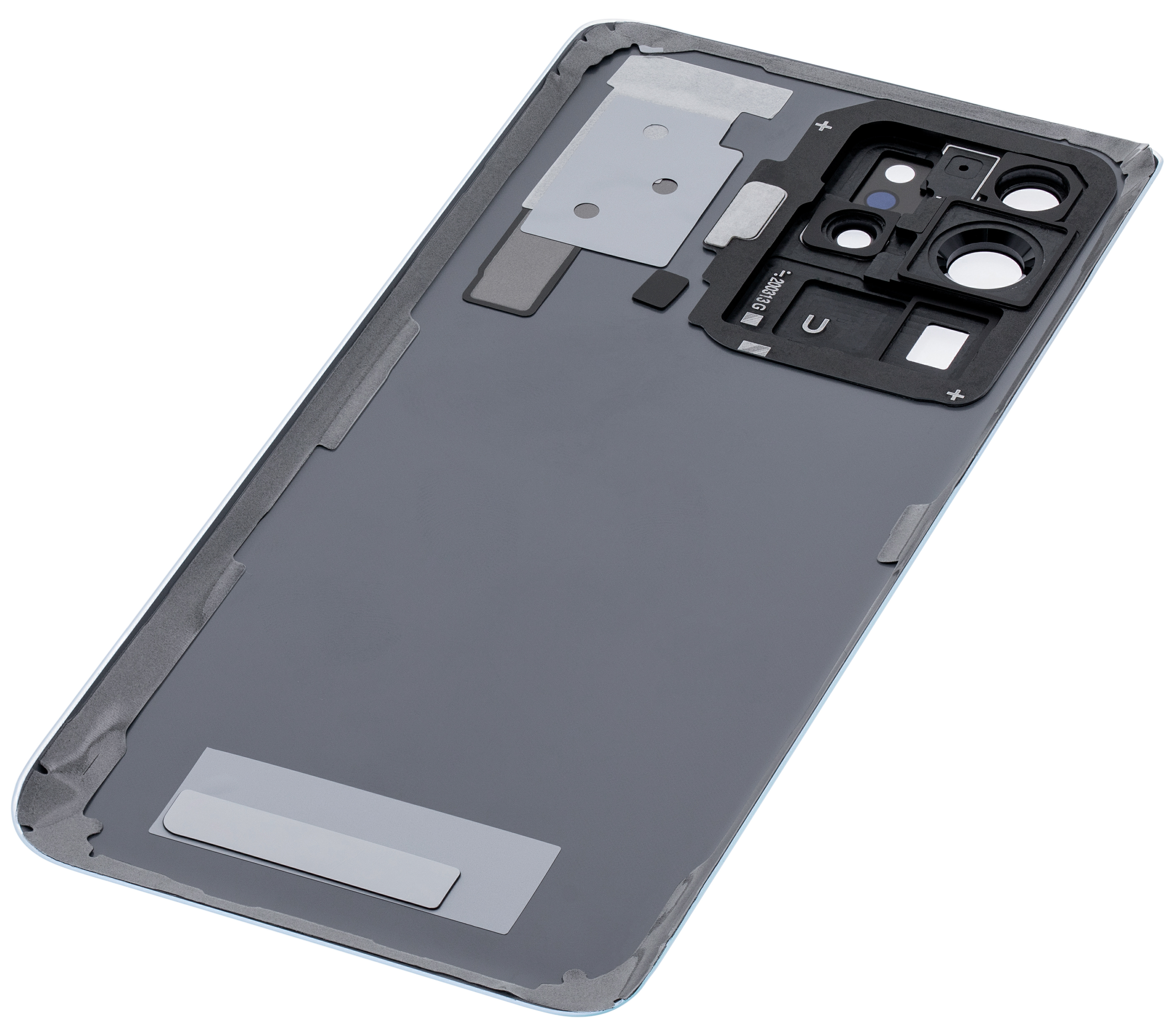 Tapa trasera de cristal con lente de cámara para Samsung Galaxy S20 Ultra 5G (sin logotipo) (Aftermarket Plus) (azul)