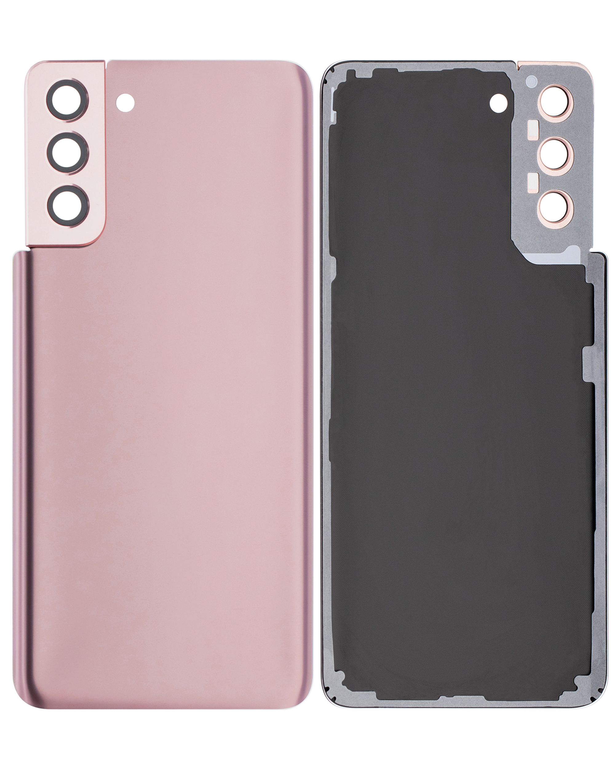Tapa trasera de cristal con lente de cámara para Samsung Galaxy S21 Plus (sin logotipo) (Aftermarket Plus) (oro)