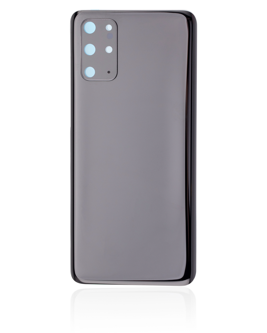 Tapa trasera de cristal con lente de cámara para Samsung Galaxy S20 Plus 5G (sin logotipo) (Aftermarket Plus) (Negro)