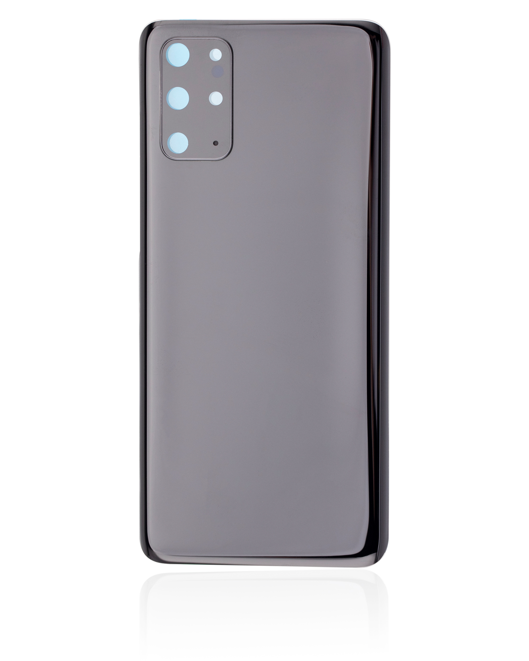 Tapa trasera de cristal con lente de cámara para Samsung Galaxy S20 Plus 5G (sin logotipo) (Aftermarket Plus) (Negro)