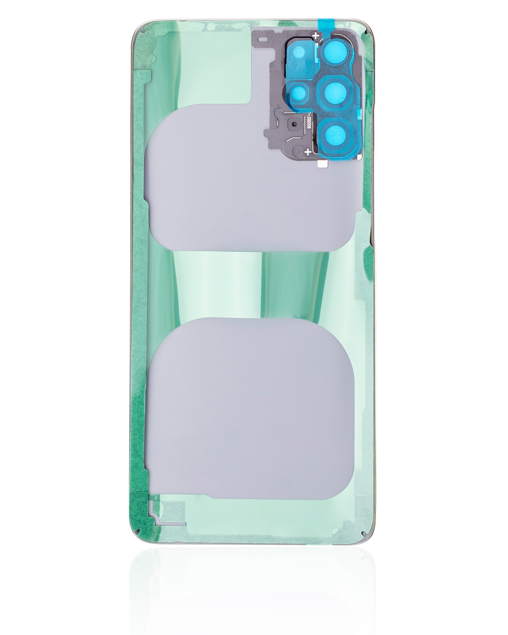 Tapa trasera de cristal con lente de cámara para Samsung Galaxy S20 Ultra 5G (sin logotipo) (Aftermarket Plus) (Negro)