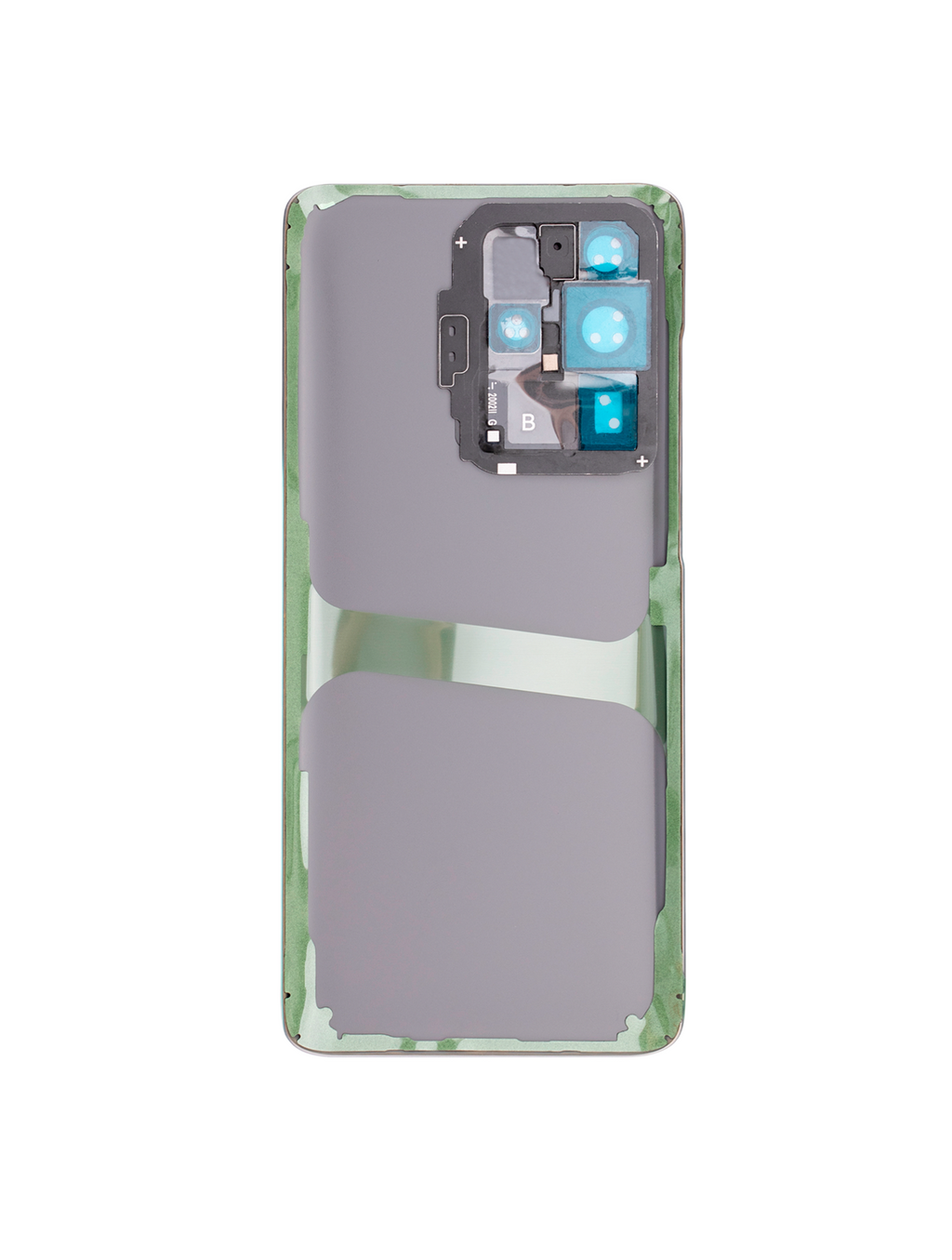 Tapa trasera de cristal con lente de cámara para Samsung Galaxy S20 Ultra 5G (sin logotipo) (Aftermarket Plus) (Gris)