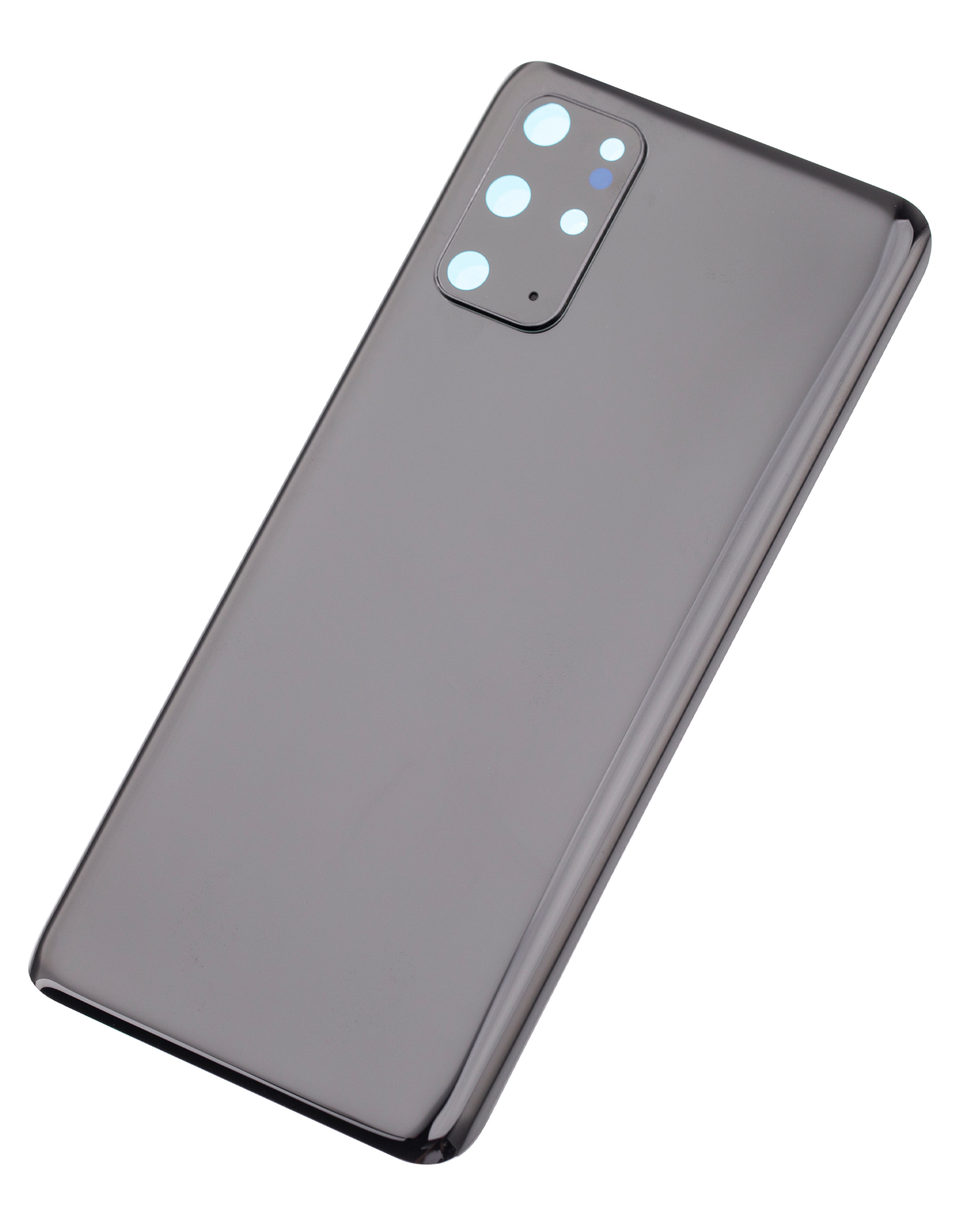 Tapa trasera de cristal con lente de cámara para Samsung Galaxy S20 Plus 5G (sin logotipo) (Aftermarket Plus) (Negro)