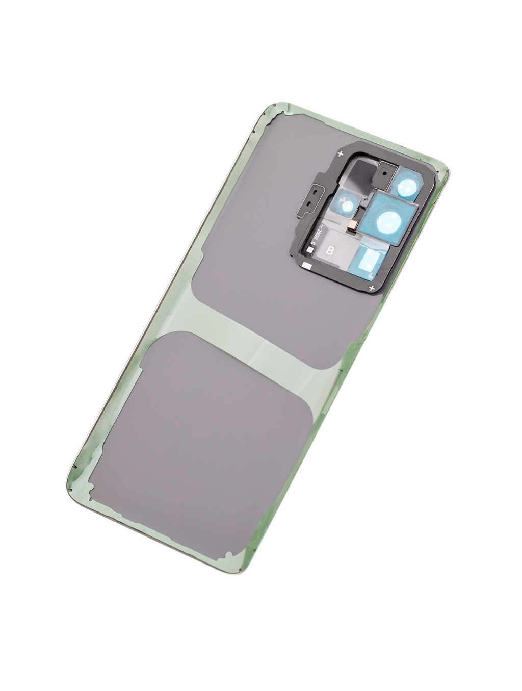 Tapa trasera de cristal con lente de cámara para Samsung Galaxy S20 Ultra 5G (sin logotipo) (Aftermarket Plus) (Gris)
