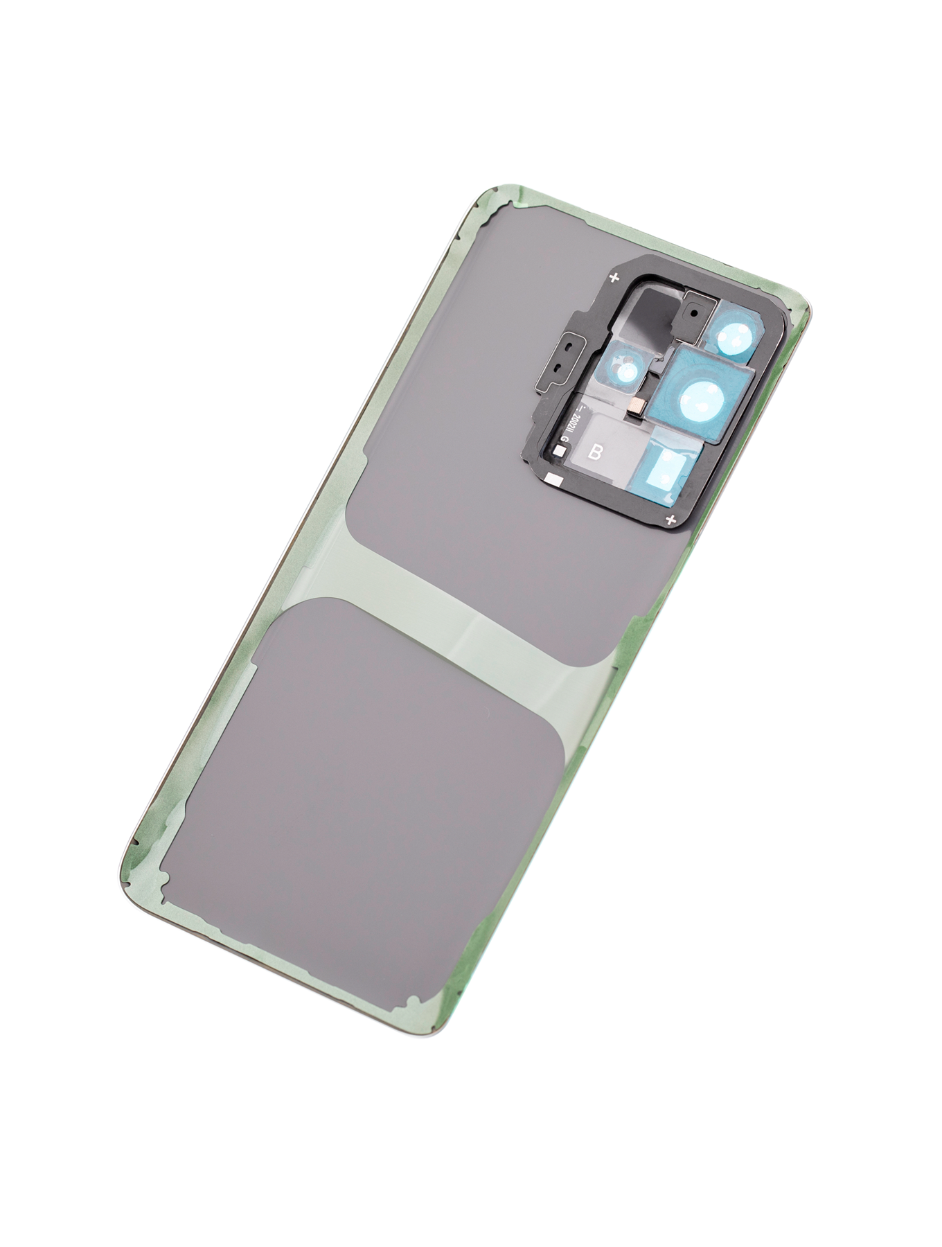 Tapa trasera de cristal con lente de cámara para Samsung Galaxy S20 Ultra 5G (sin logotipo) (Aftermarket Plus) (Gris)