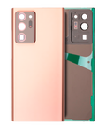 Tapa trasera de cristal con lente de cámara para Samsung Galaxy Note 20 Ultra (sin logotipo) (Aftermarket Plus) (Bronce)