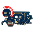 Placa de puerto de carga con lector de tarjetas SIM para Samsung Galaxy S21 5G (G991B) (versión internacional) (Premium)
